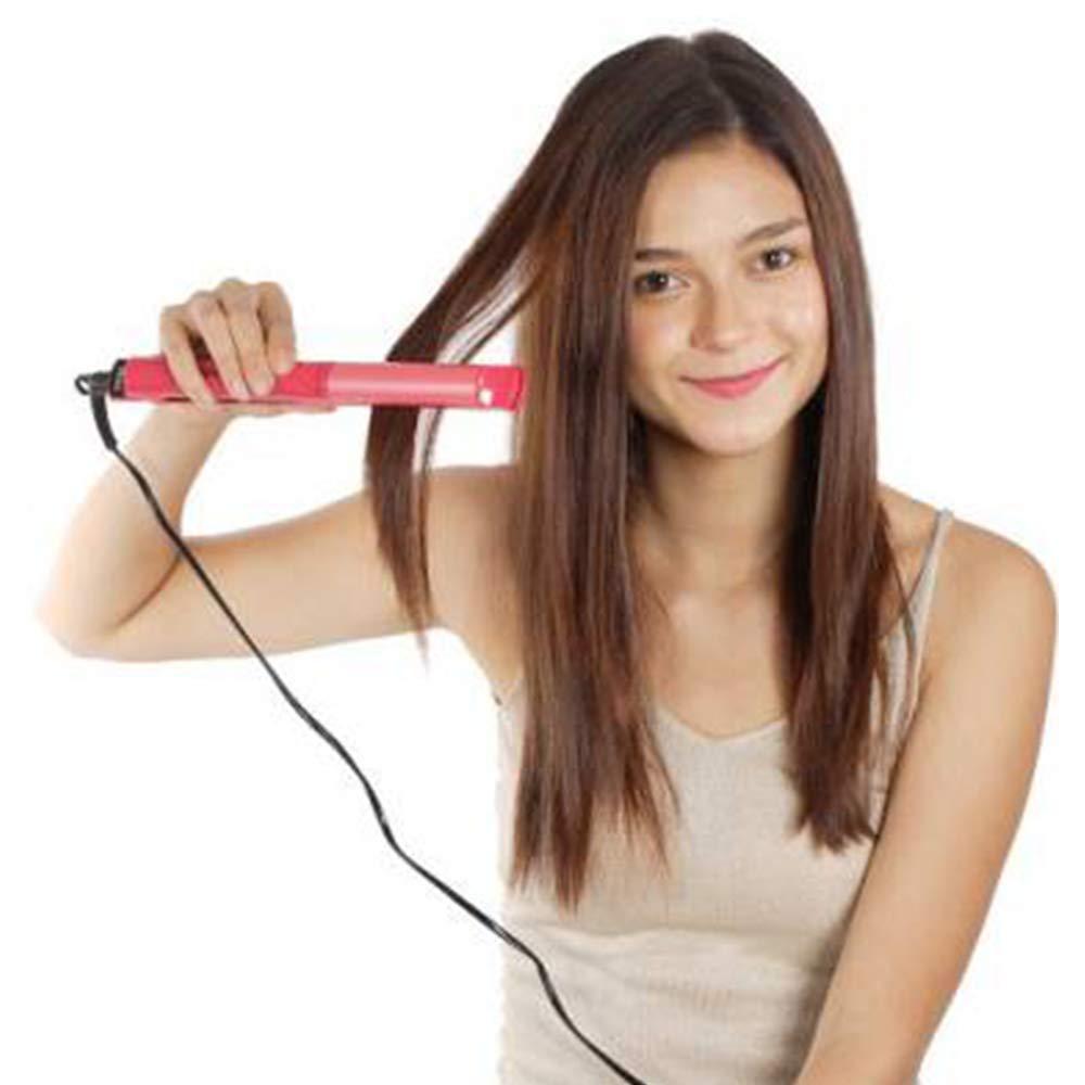 2 In 1 Hair Straightener And Curler Machine For Women Curl Straight Hair Iron - Grandsell