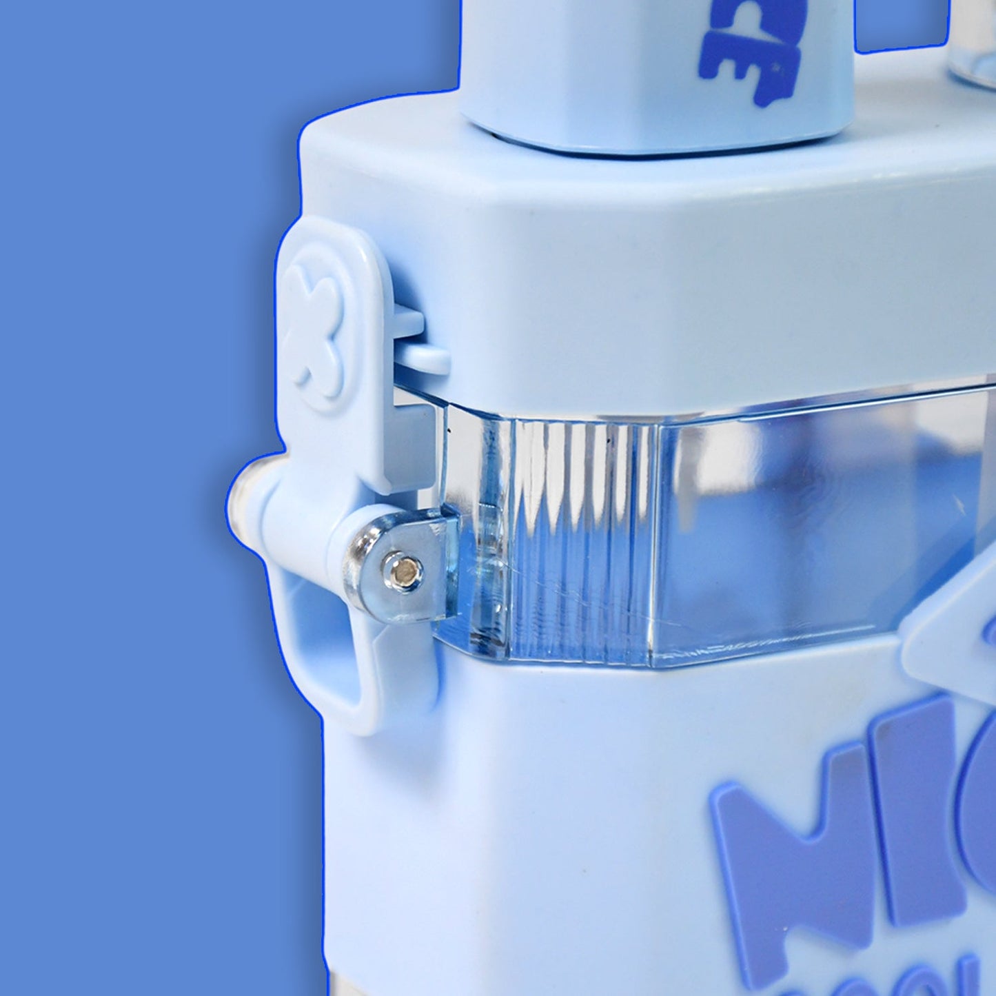 2in1 Dual Compartment Water Bottle With Straw And Adjustable Shoulder Straps (1 Pc Multi Color) - Grandsell