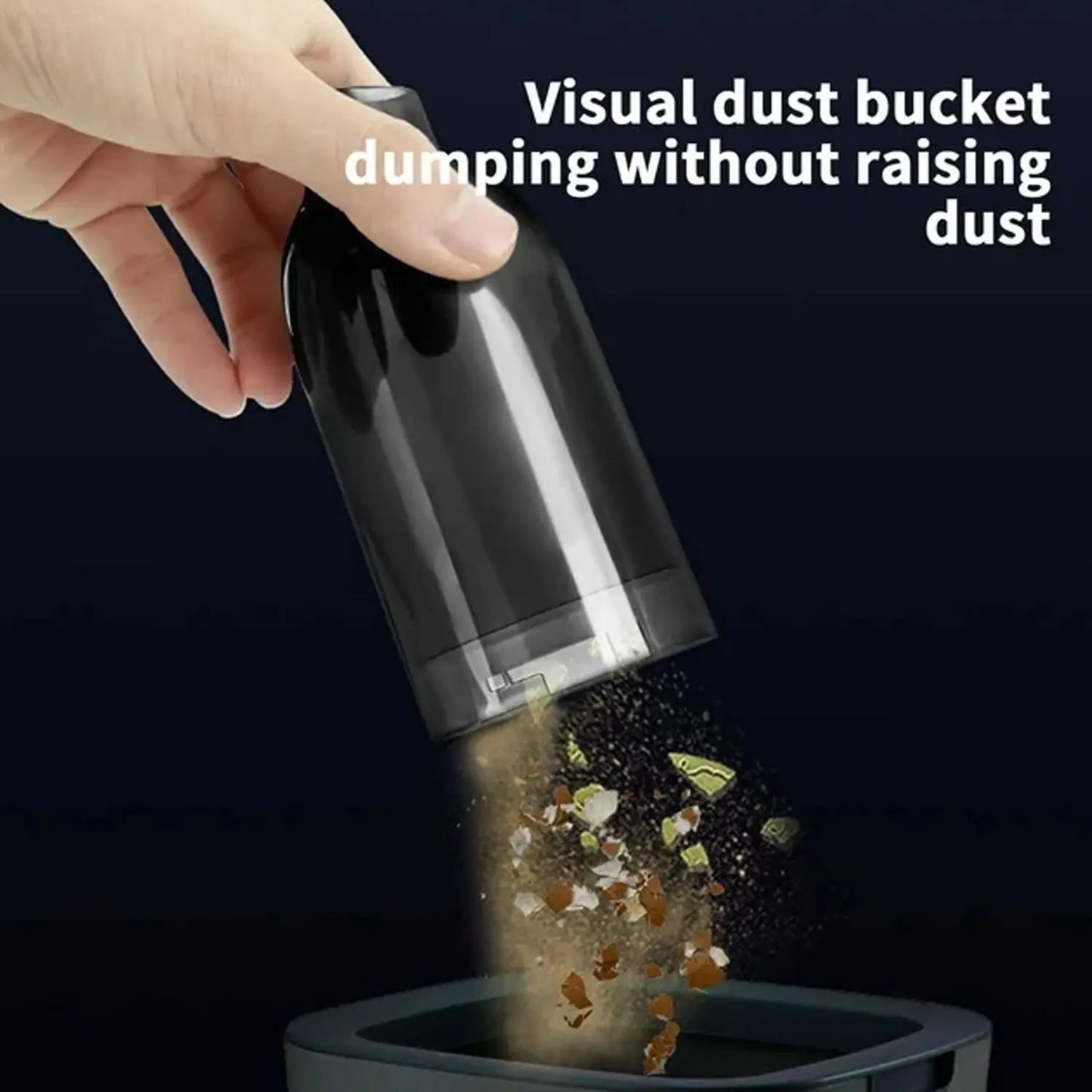 3 In 1 Car Mini Vacuum Cleaner With Blower Wireless Portable Rechargeable - Grandsell