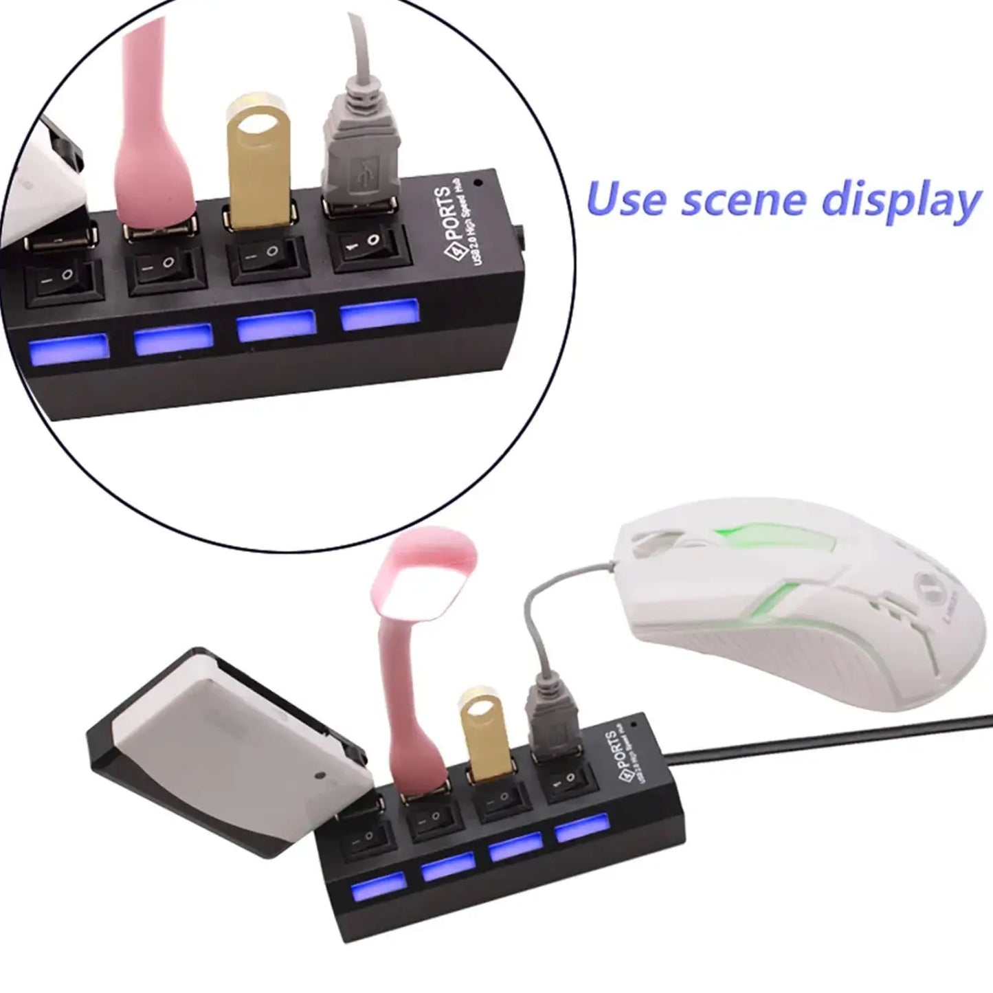 USB splitter for laptop