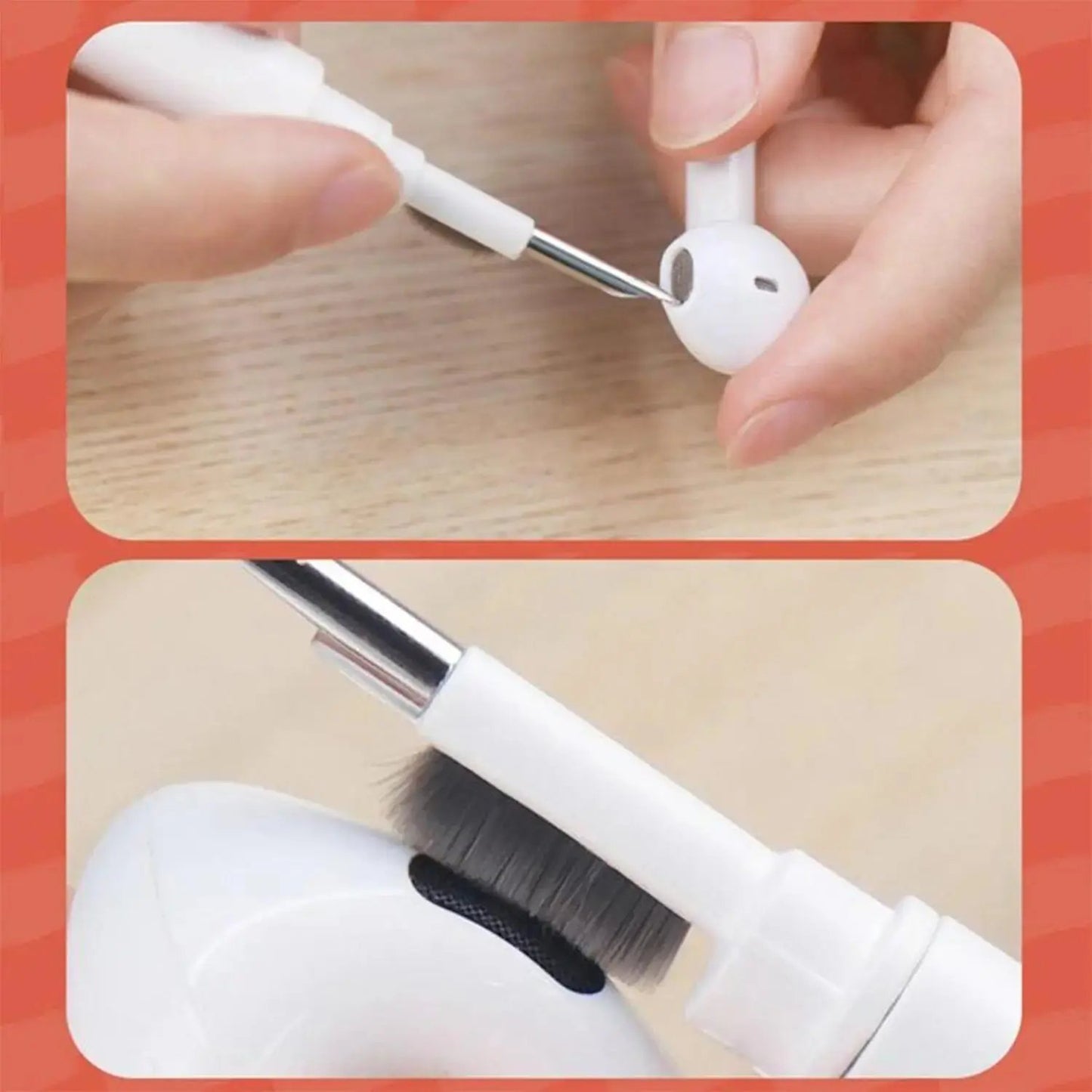 5 - in - 1 Keyboard & Laptop Cleaning Kit with Keycap Puller | Multi - Function Computer Dust Cleaning Brush for PC, Earbuds & Gadgets - Grandsell