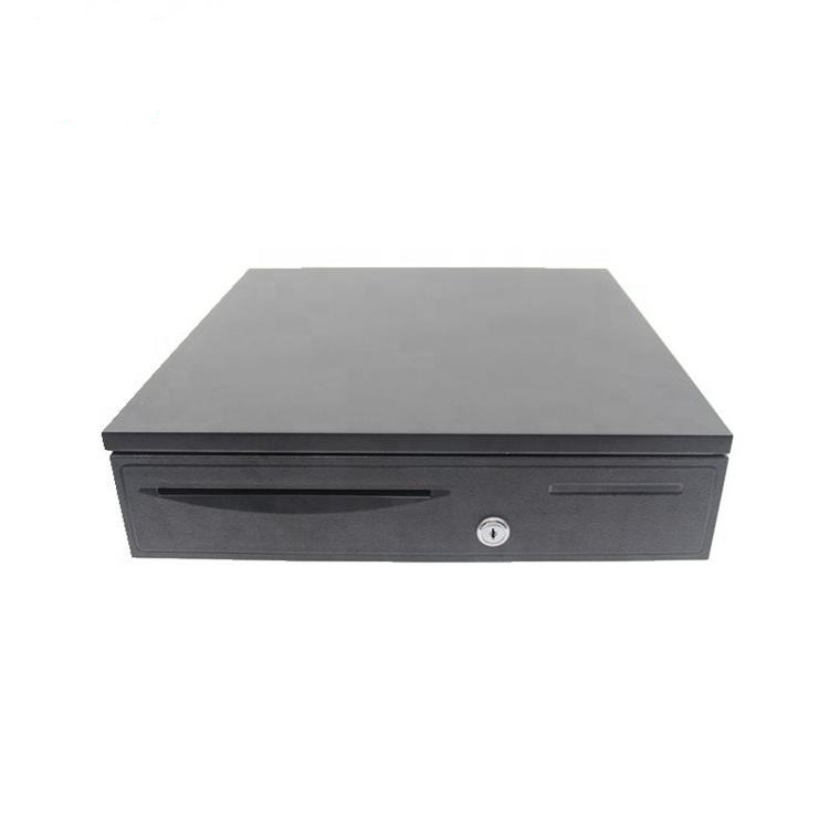 Grandse Metal Cash Drawer – 5 Cash & 5 Coin Compartments | Black
