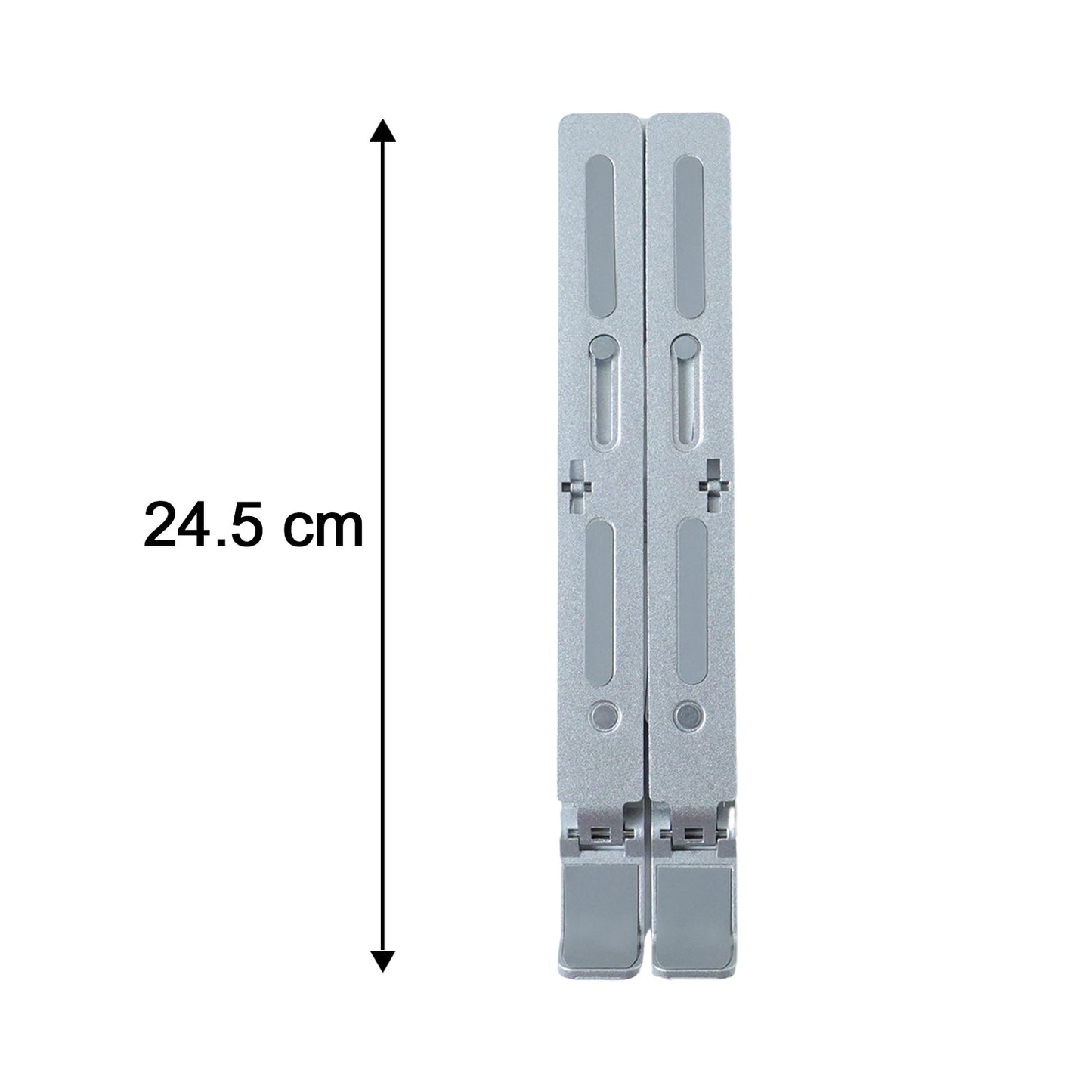 Adjustable Foldable Aluminium Laptop Stand (1 Set) - Grandsell