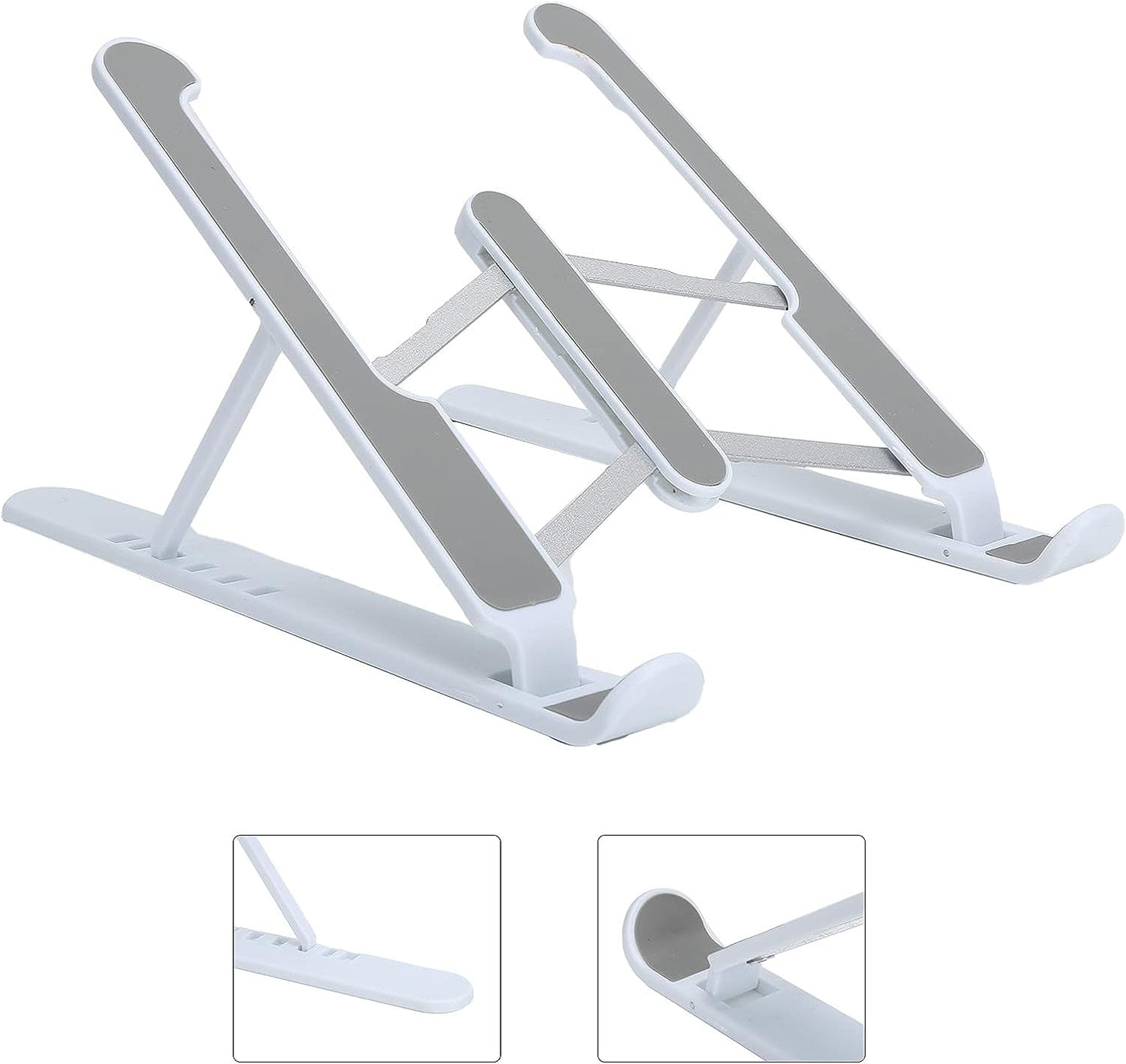 Adjustable Laptop Stand Holder With Built - in Foldable Legs And High Quality Fibre - Grandsell