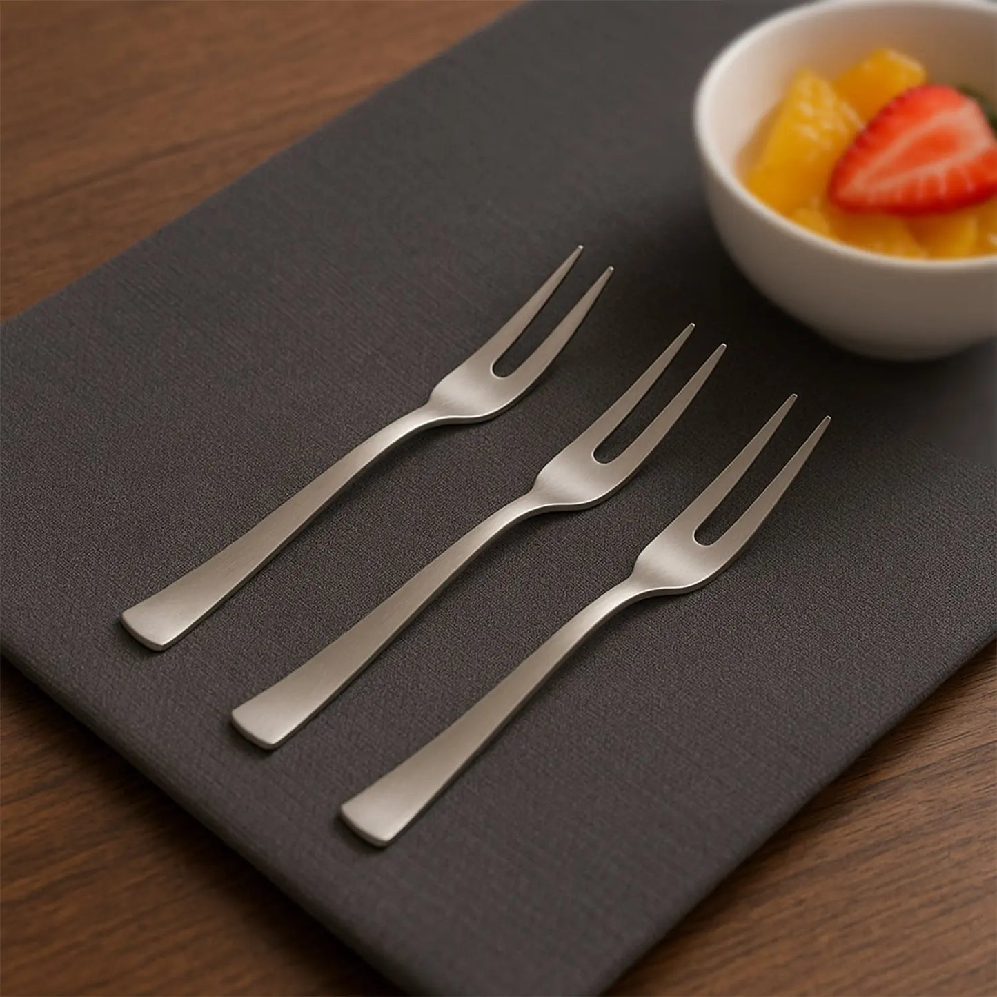 Apex 6 In 1 Stainless Steel Fruit Fork (1 Set) - Grandsell
