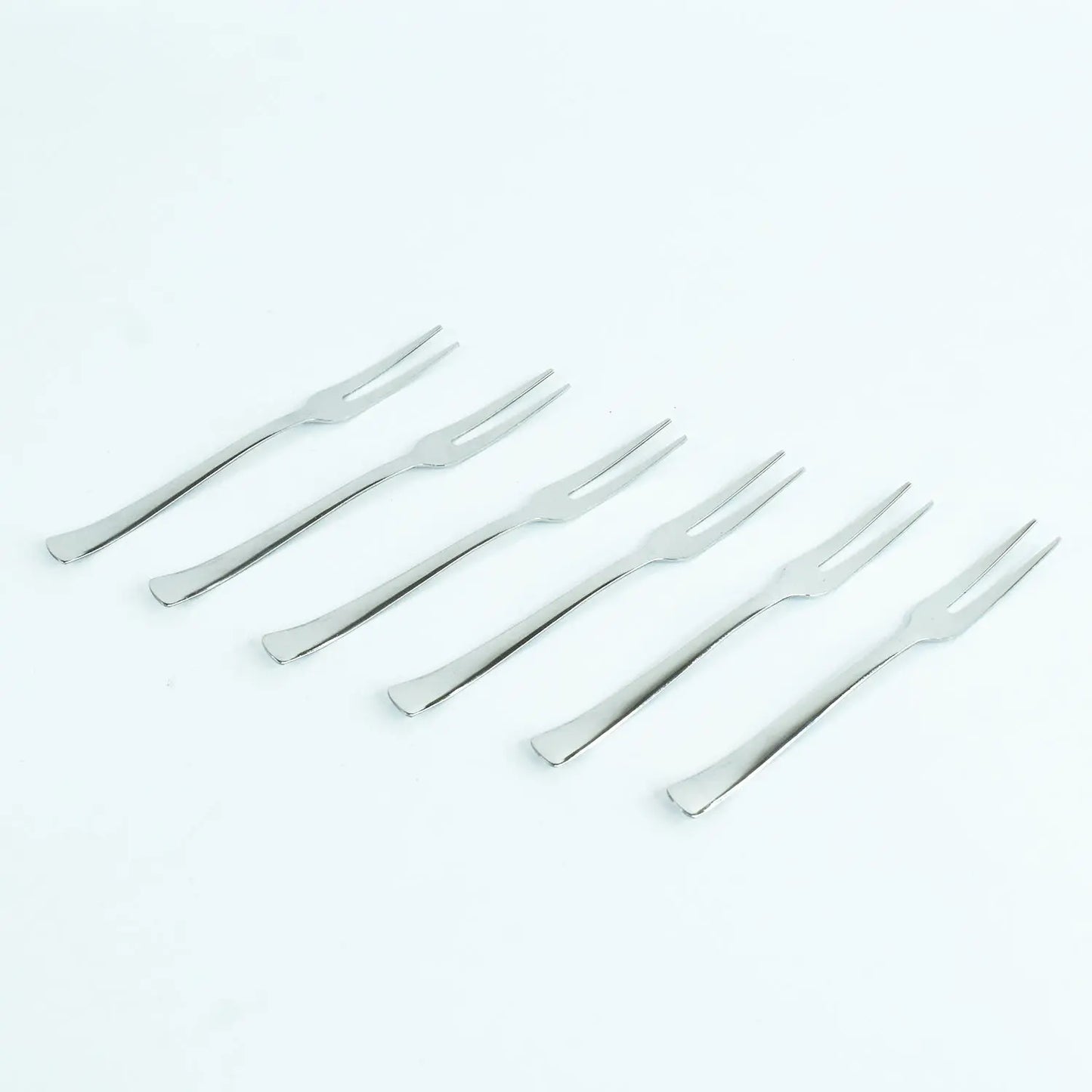 Apex 6 In 1 Stainless Steel Fruit Fork (1 Set) - Grandsell