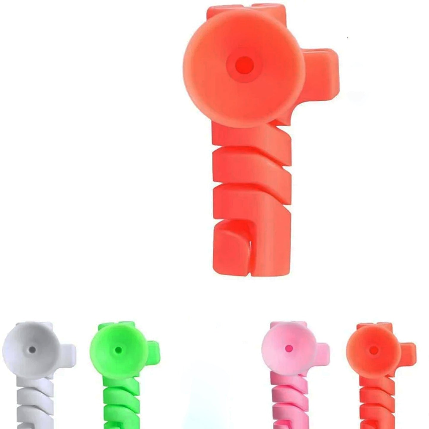 Cable Cord Protector Saver With Suction End (Suction Winder 4 Pcs Set) - Grandsell
