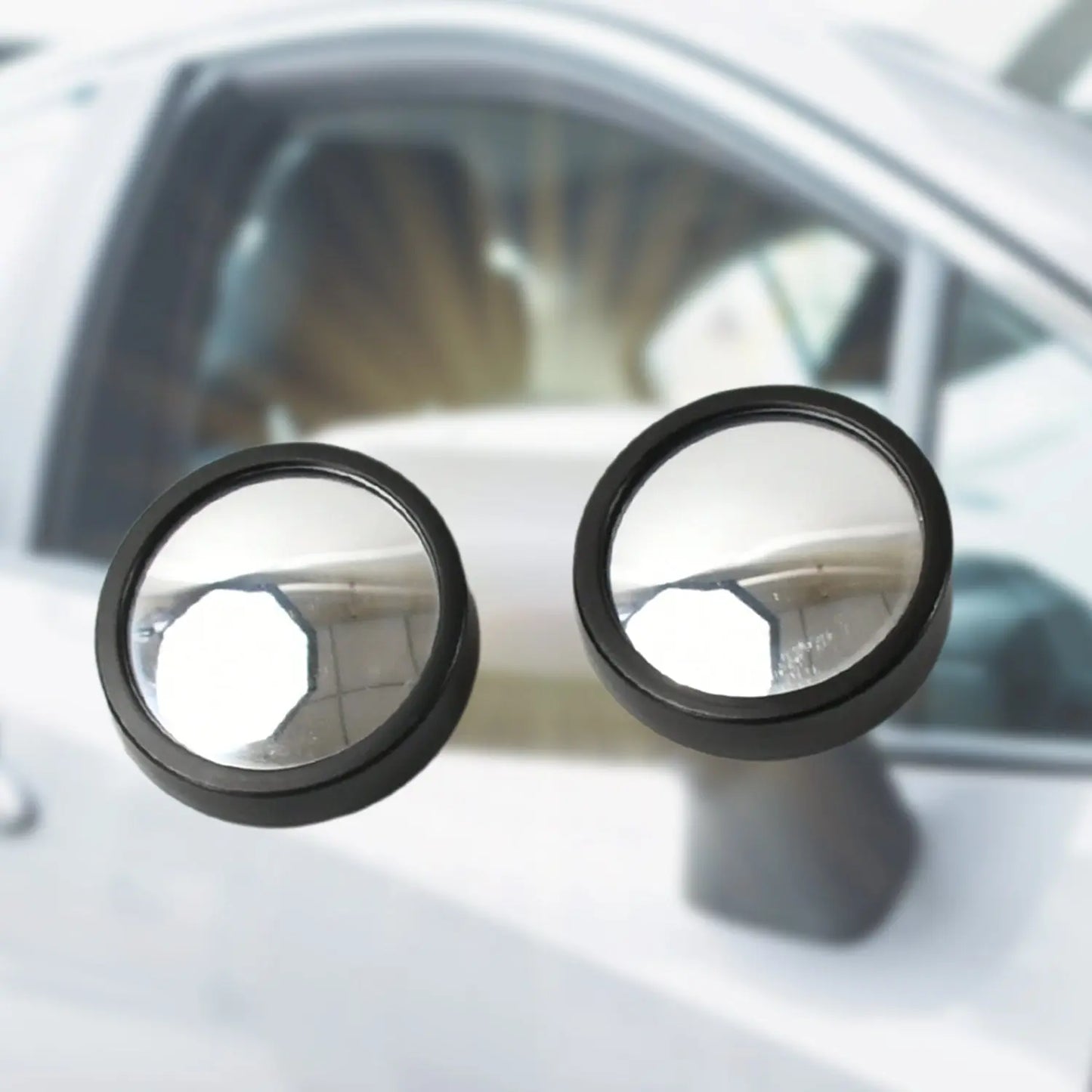 Car Blind Spot Side Mirror Round Hd Glass Blindspot Mirror Convex Rear View - Grandsell