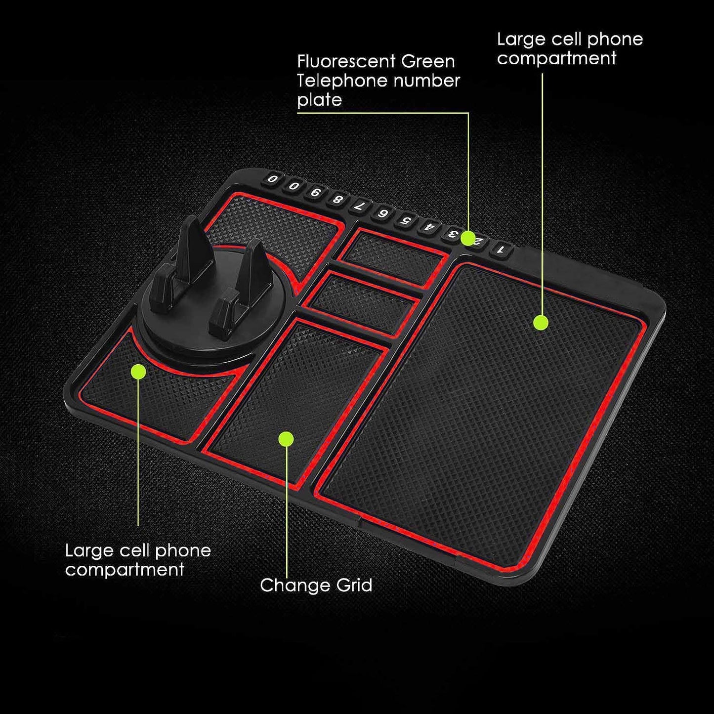 Car Dashboard Mat Mobile Phone Holder Mount - Grandsell