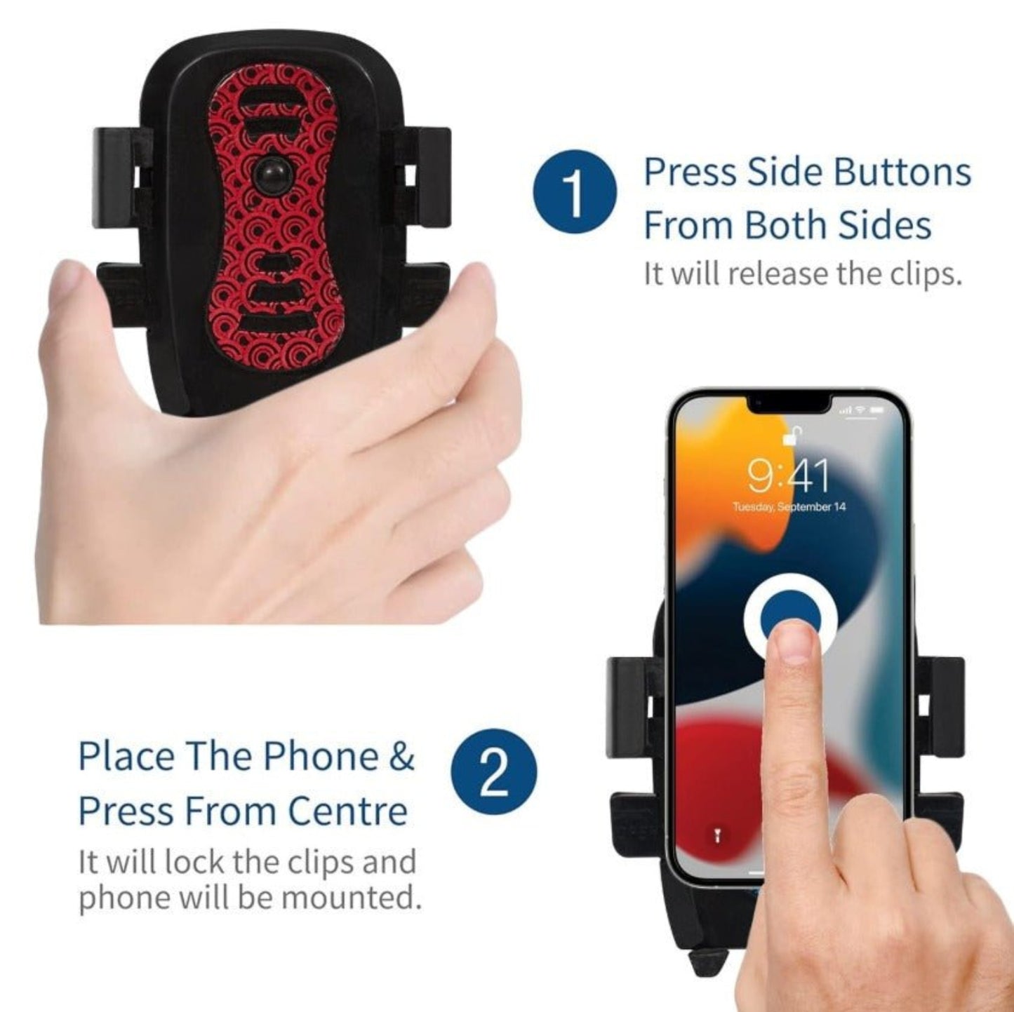 Car Mount Phone Holder – Universal Dashboard & Windshield Mobile Stand - Grandsell