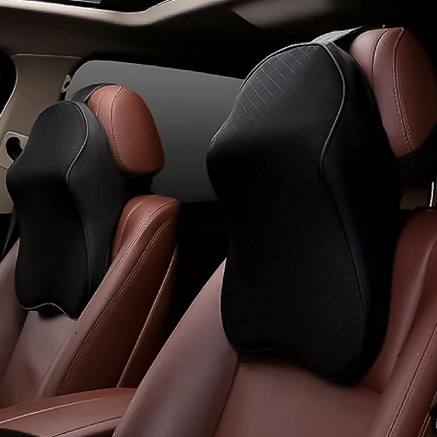 Car Neck Pillow Car Neck Headrest Pillow Memory Foam Car Accessories Cushion Car Seat Head Support Neck Protector Car Seat Neck Pillowfor Driving (1 Pc) - Grandsell