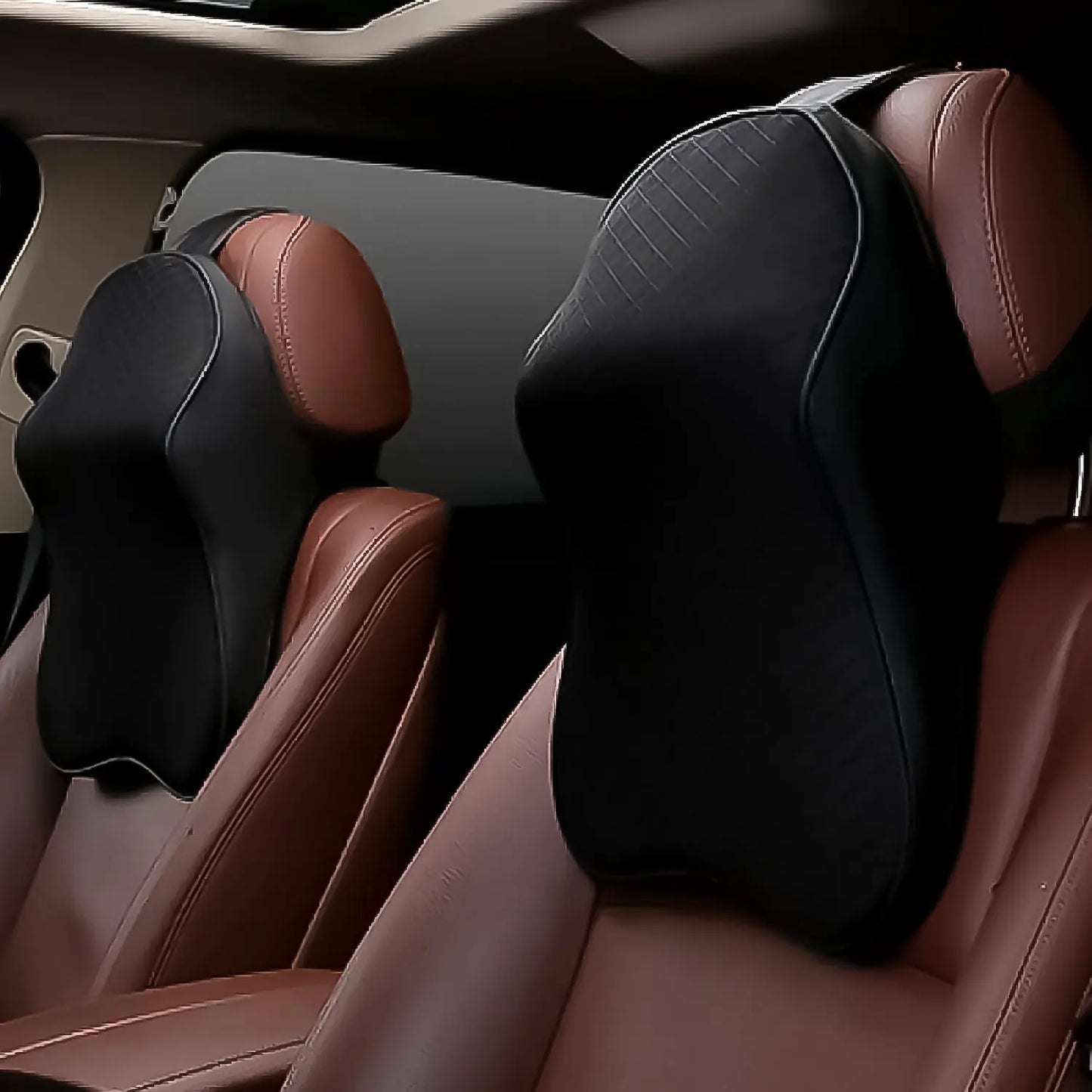 Car Neck Pillow Car Neck Headrest Pillow Memory Foam Car Accessories Cushion Car Seat Head Support Neck Protector Car Seat Neck Pillowfor Driving (1 Pc) - Grandsell