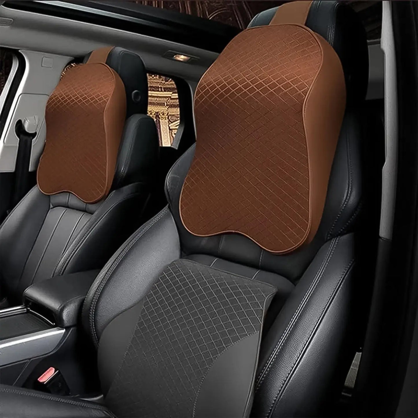 Car Neck Pillow Car Neck Headrest Pillow Memory Foam Car Accessories Cushion Car Seat Head Support Neck Protector Car Seat Neck Pillowfor Driving (1 Pc) - Grandsell
