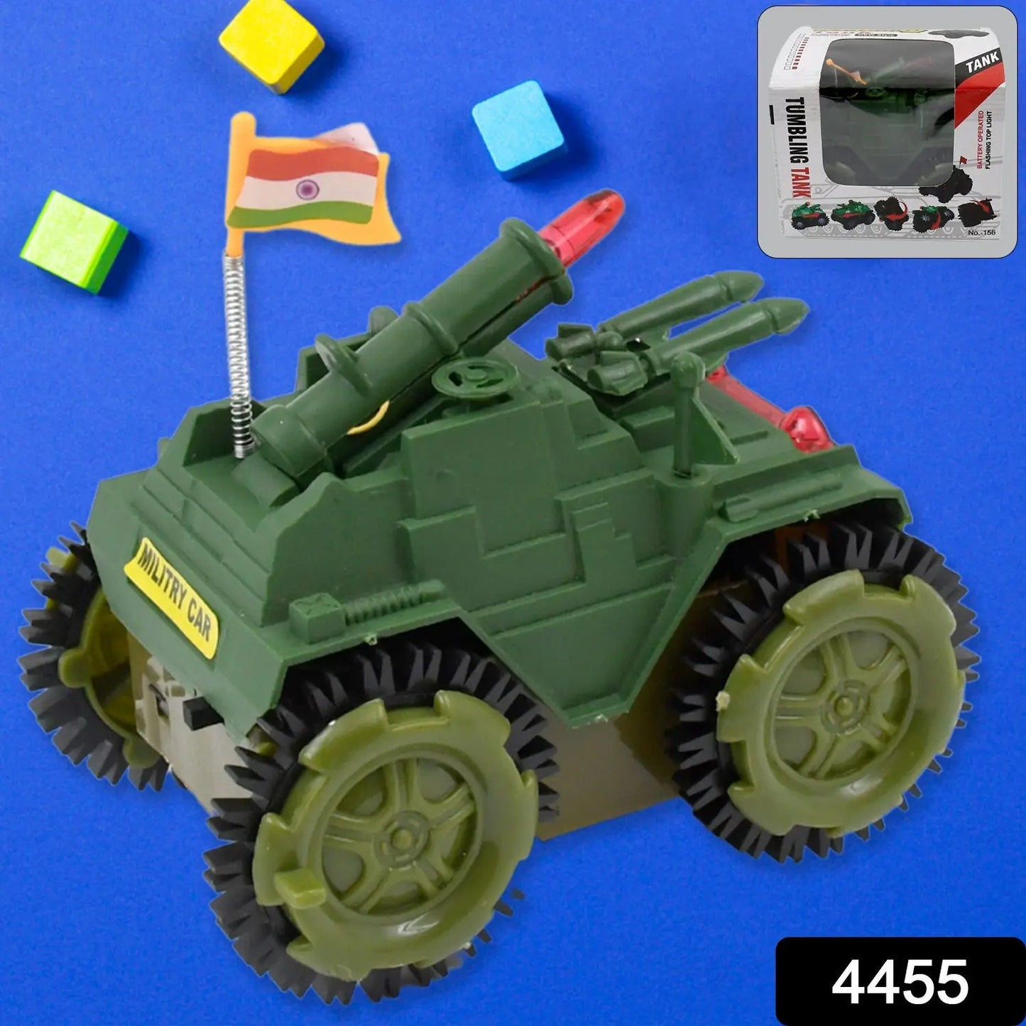 Childrens Joy Tumbling Tank Toy Car - Grandsell