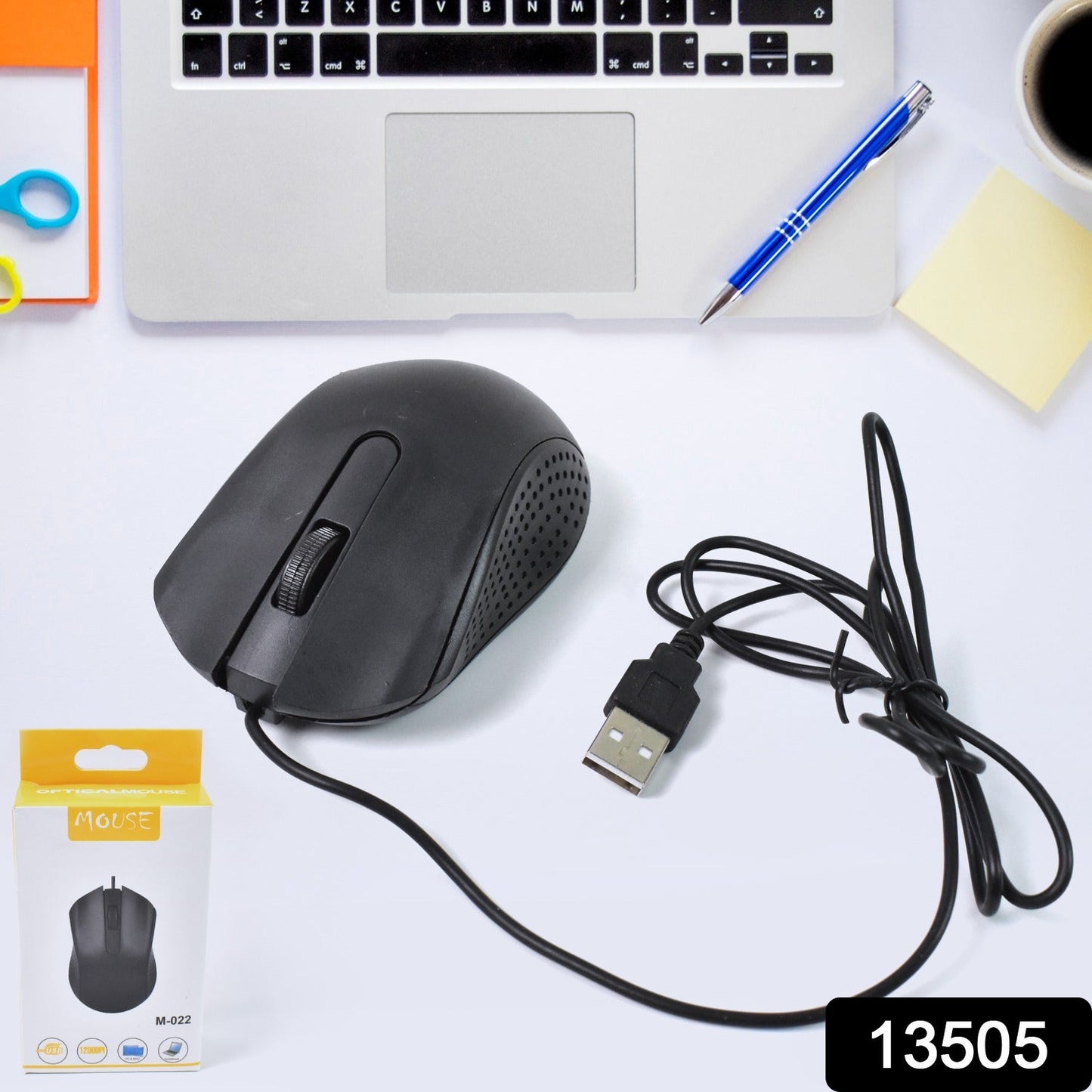 Computer Laptop Wired Optical Mouse M - 022 (1 Pc) - Grandsell