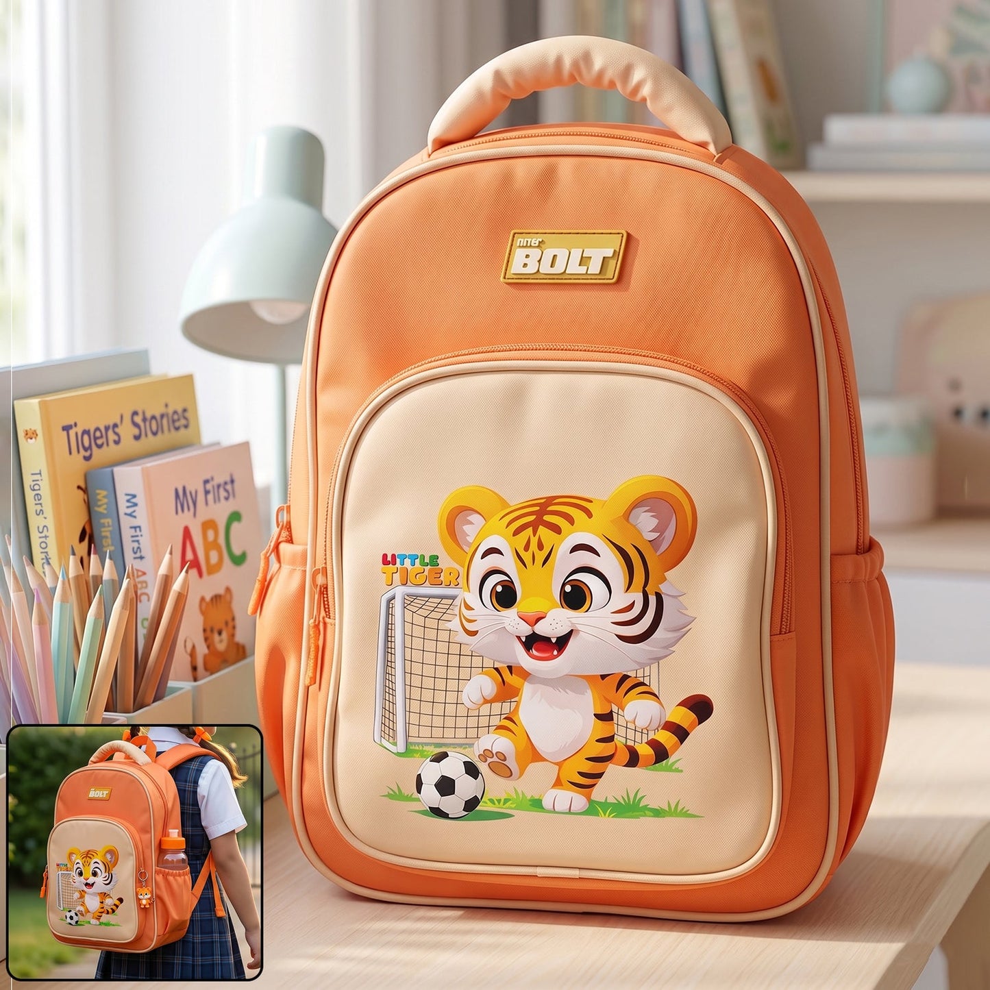 Cute Cartoon School Backpack - 17 Inch - Grandsell