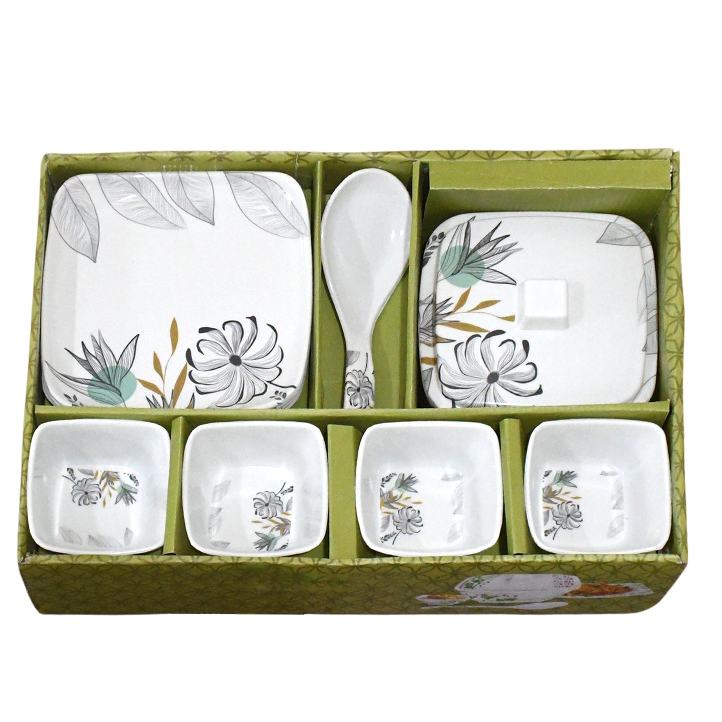 Divine Lunch Tableware Dinner Set (11 Pcs Set) - Grandsell