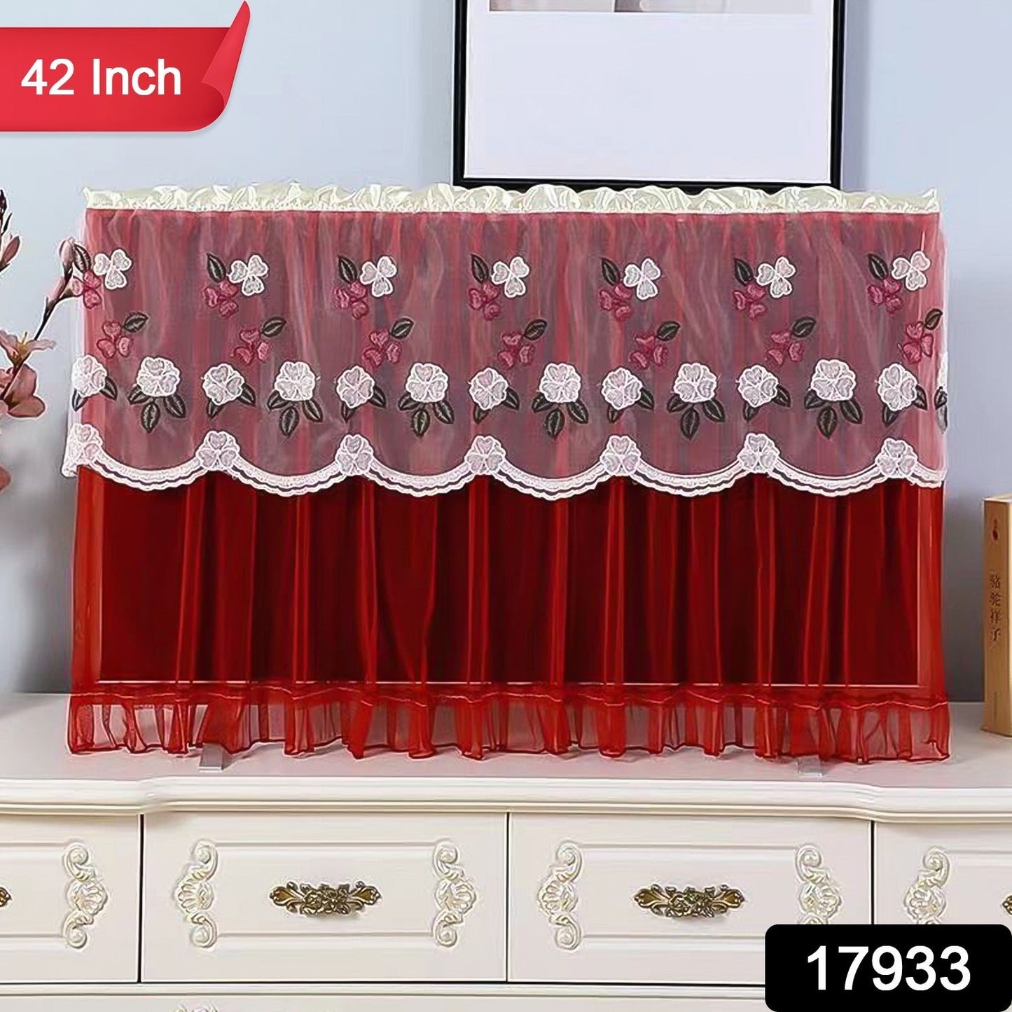 Dust proof Cover For Indoor Tv Screen Protector Cloth Cover (42 Inch Mix Color) - Grandsell