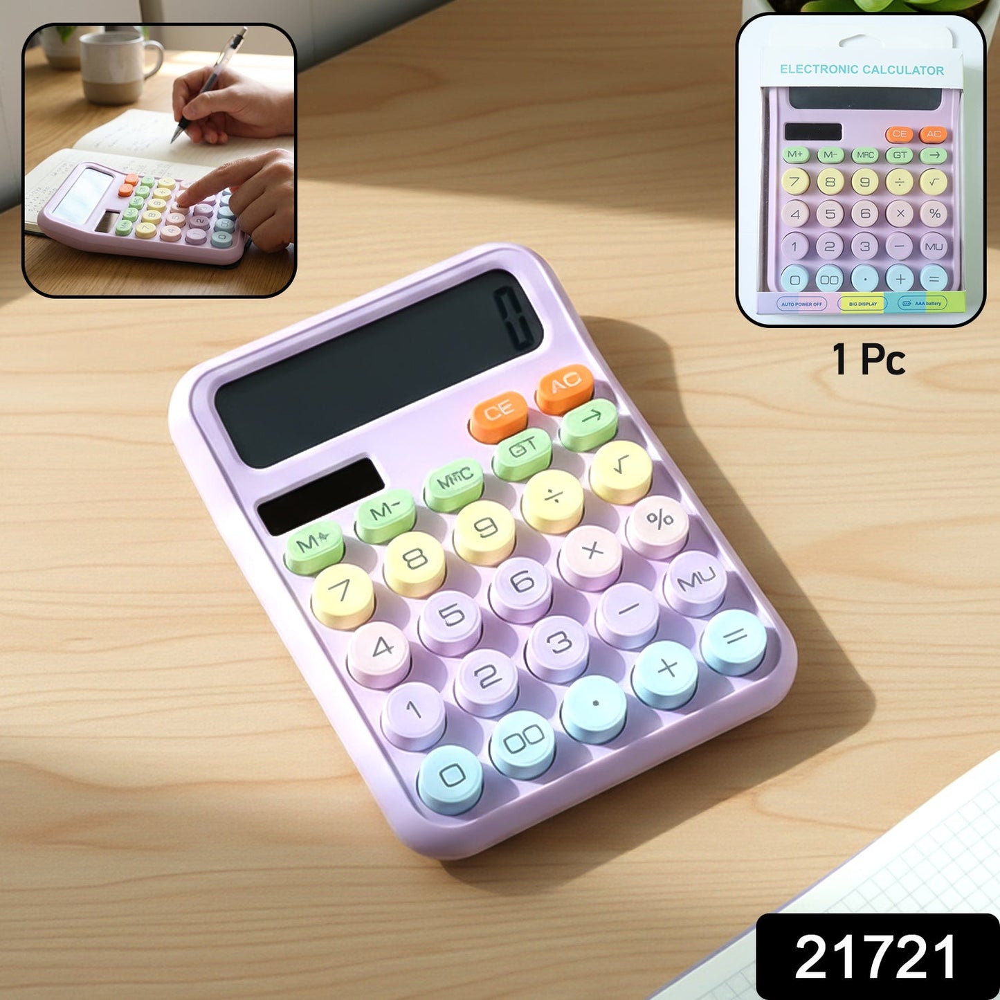 Electronic Desktop Calculator (1 Pc) - Grandsell