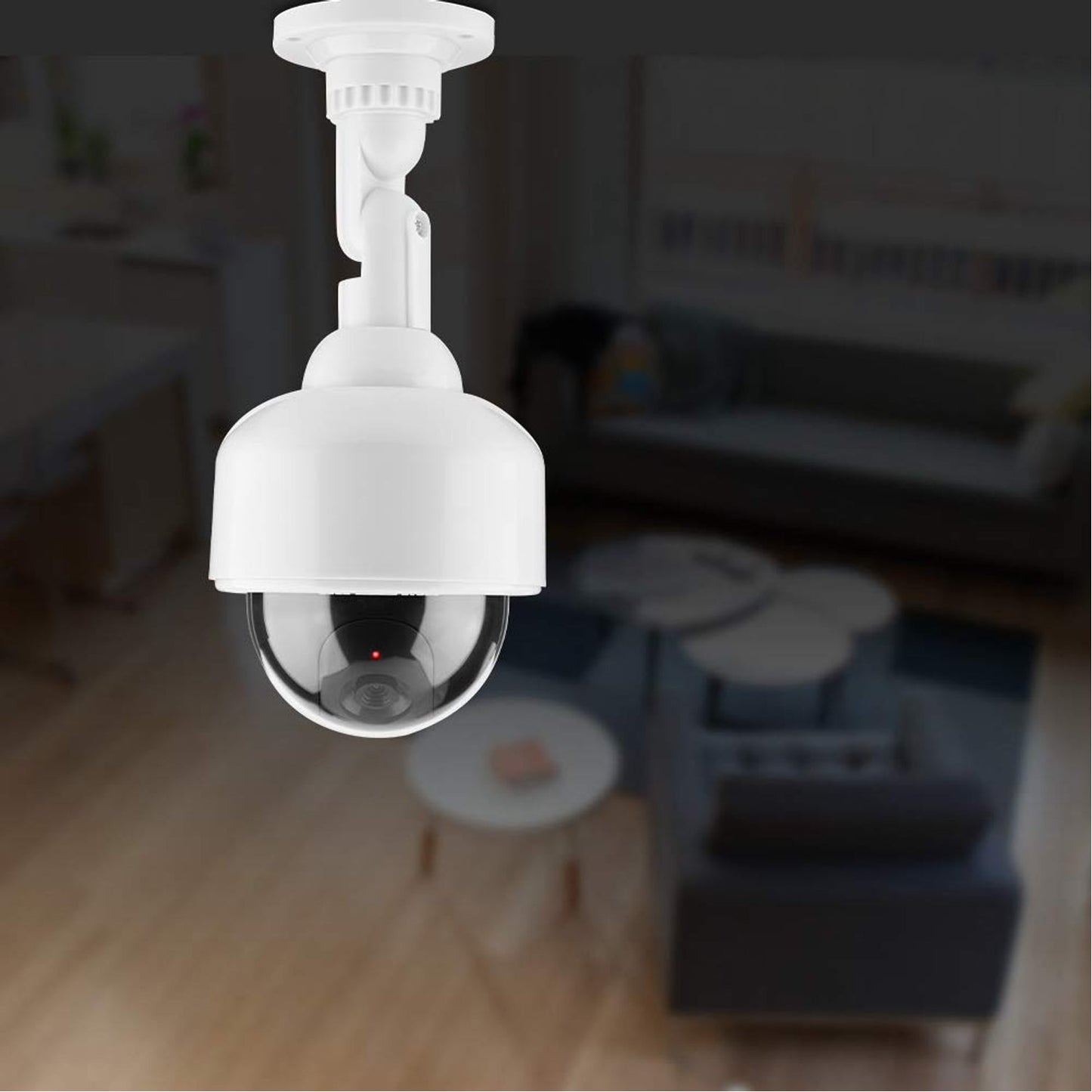 Fake Dummy Camera Cctv With Flashing Red Led Light (1 Pc Battery Not Included) - Grandsell