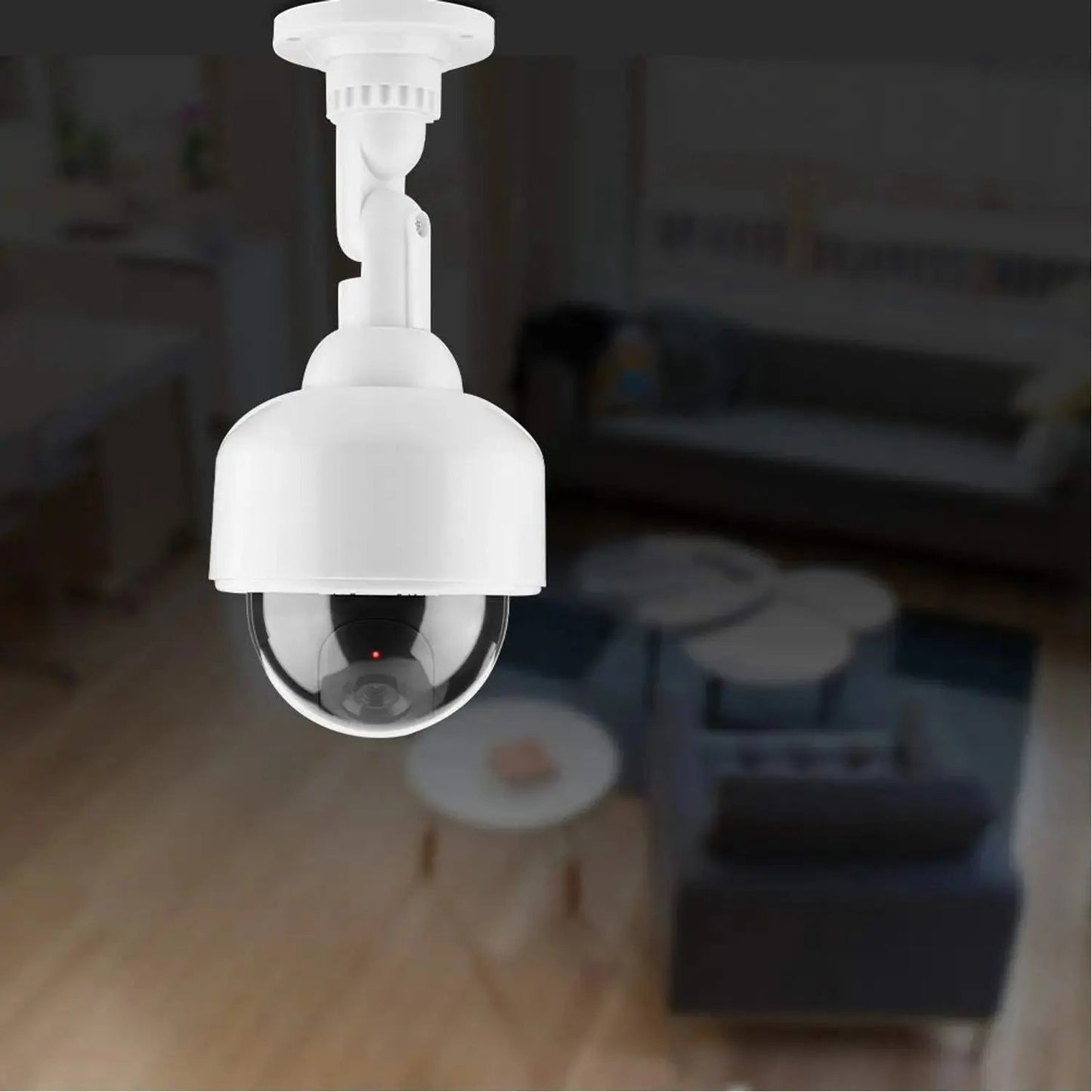 Fake Dummy Camera Cctv With Flashing Red Led Light (1 Pc Battery Not Included) - Grandsell
