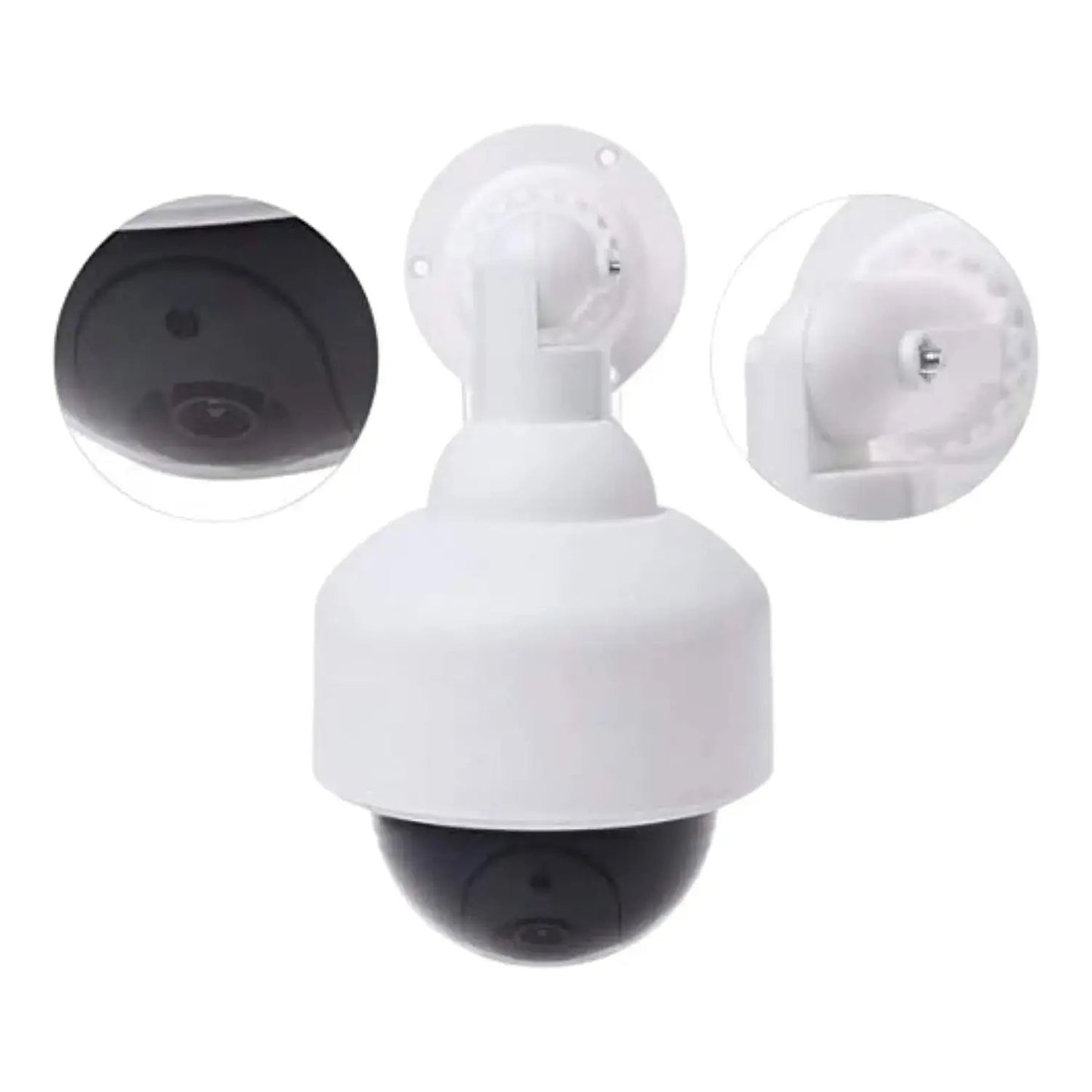 Fake Dummy Camera Cctv With Flashing Red Led Light (1 Pc Battery Not Included) - Grandsell