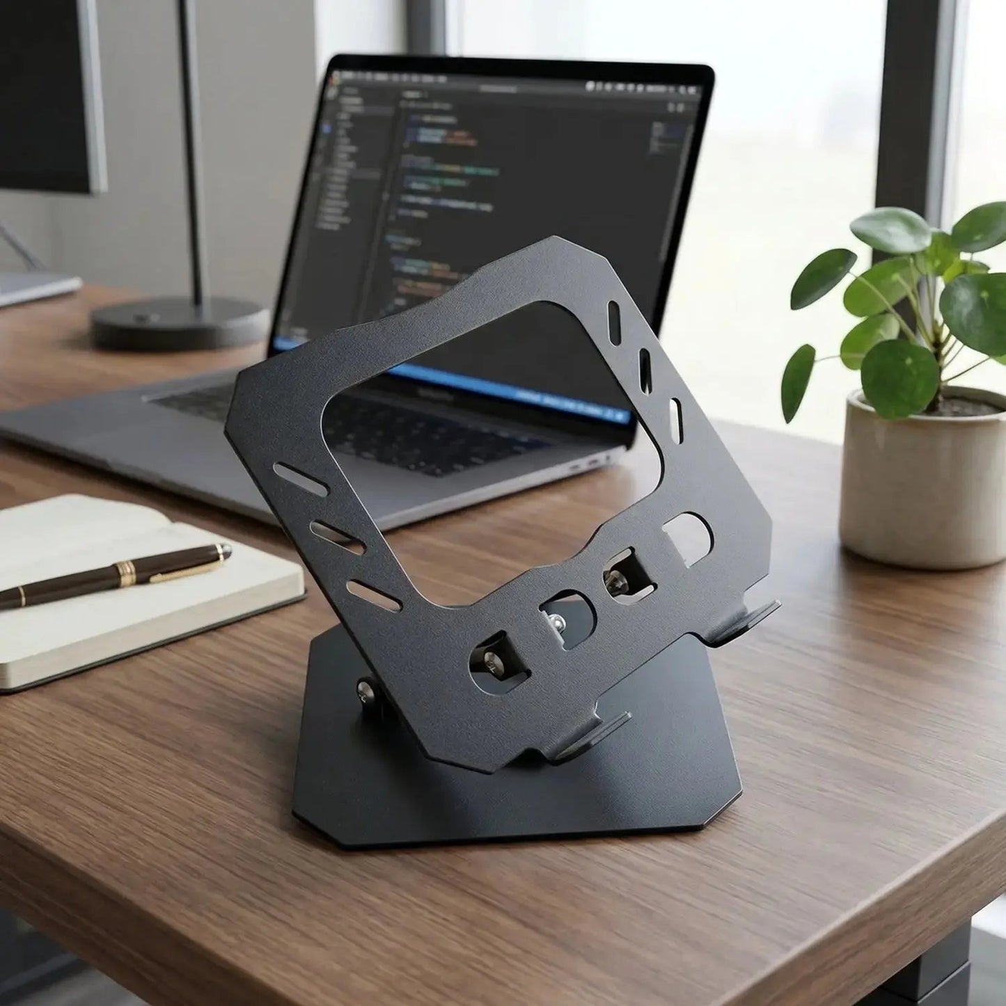 Foldable Adjustable Metal Laptop Stand (1 Pc) - Grandsell