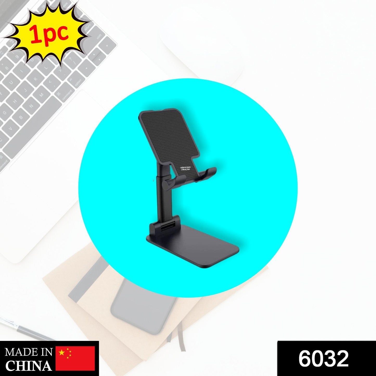 Foldable Mobile Stand With Angle Adjustable Desktop Table Mobile Holder - Grandsell