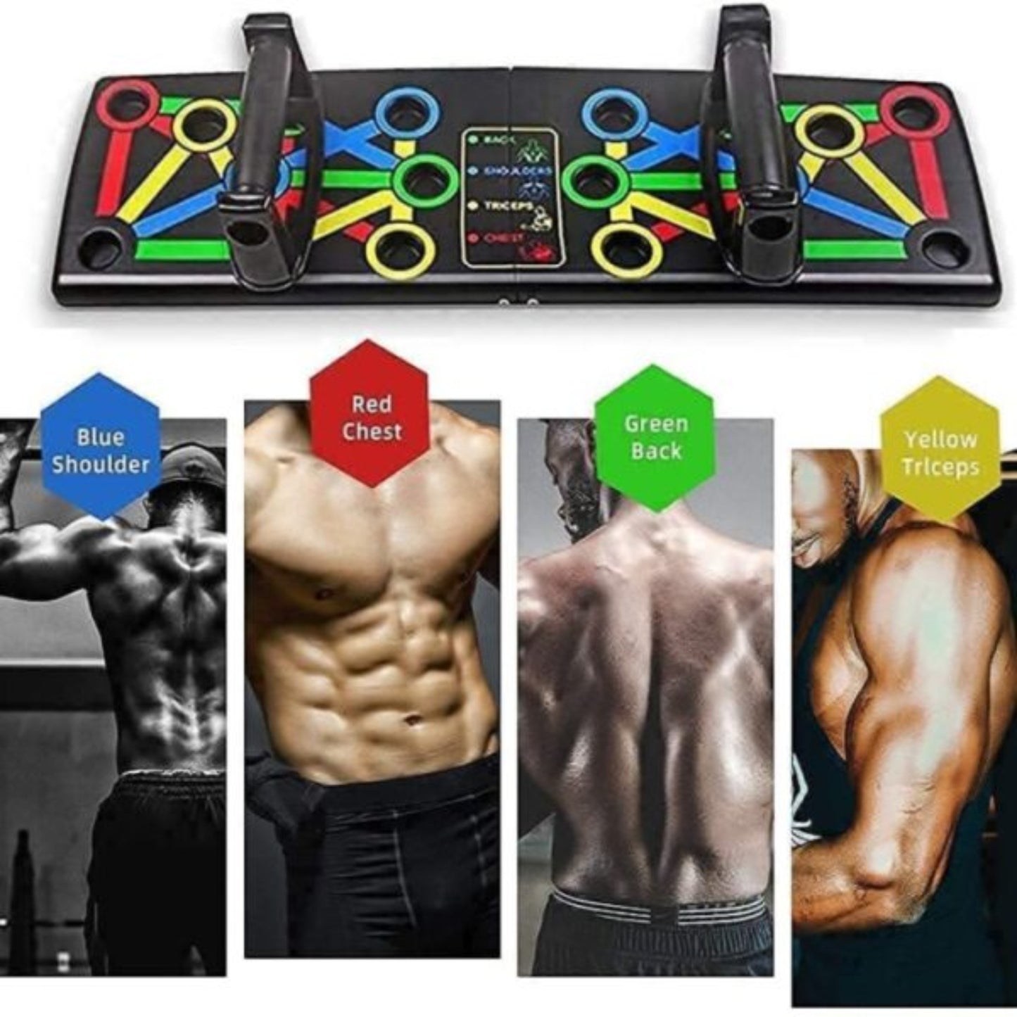 Foldable Multi‑Function Push‑Up Board – Home Fitness Training Tool - Grandsell