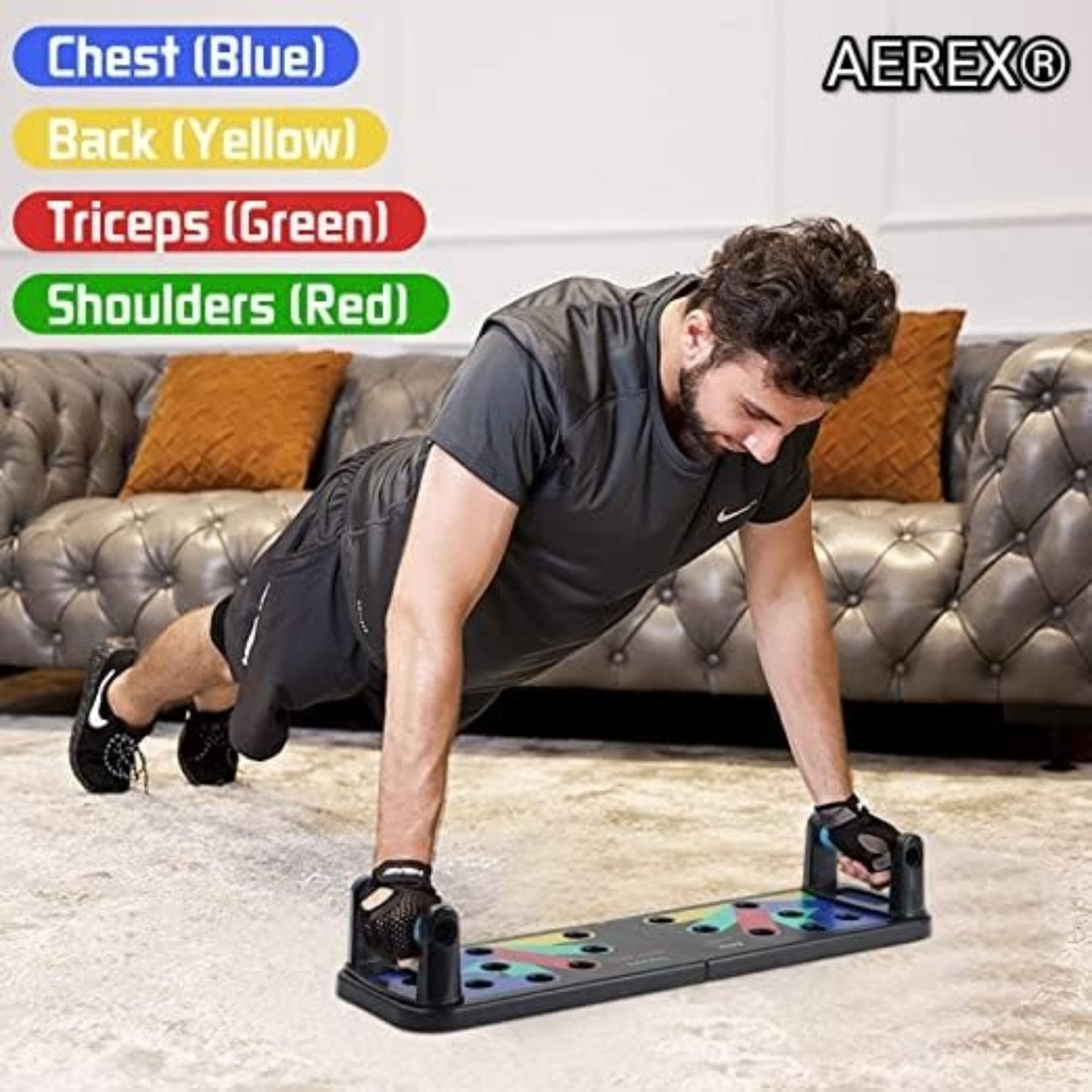 Foldable Multi‑Function Push‑Up Board – Home Fitness Training Tool - Grandsell