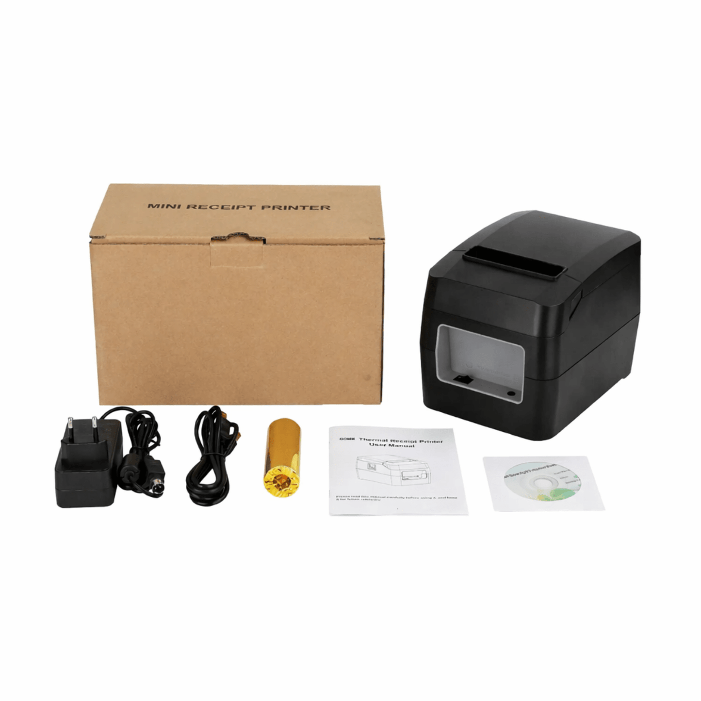 Grandse 80mm Thermal Receipt Printer – USB POS Printer for Retail & Shops - Grandsell