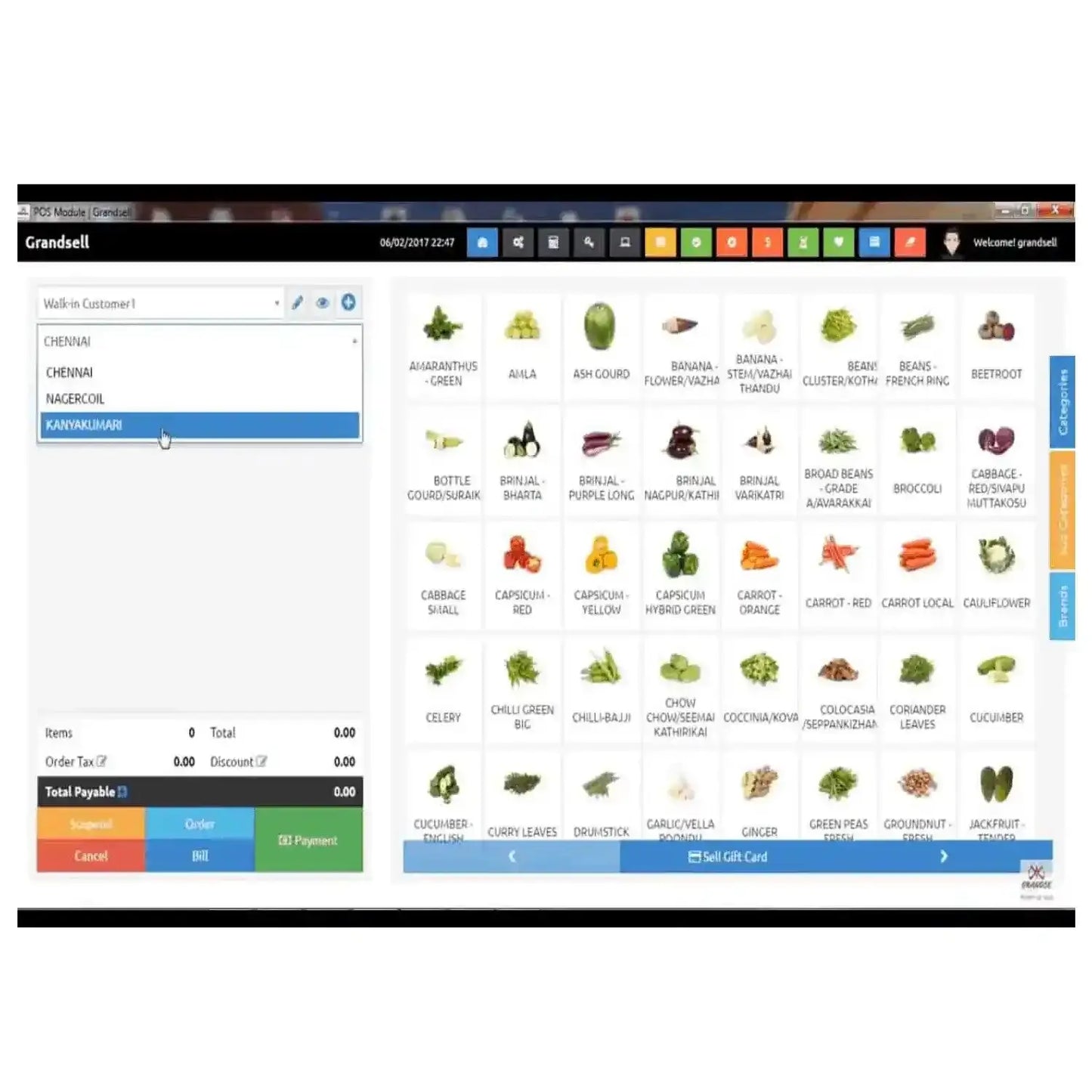 GST invoice software and printer
