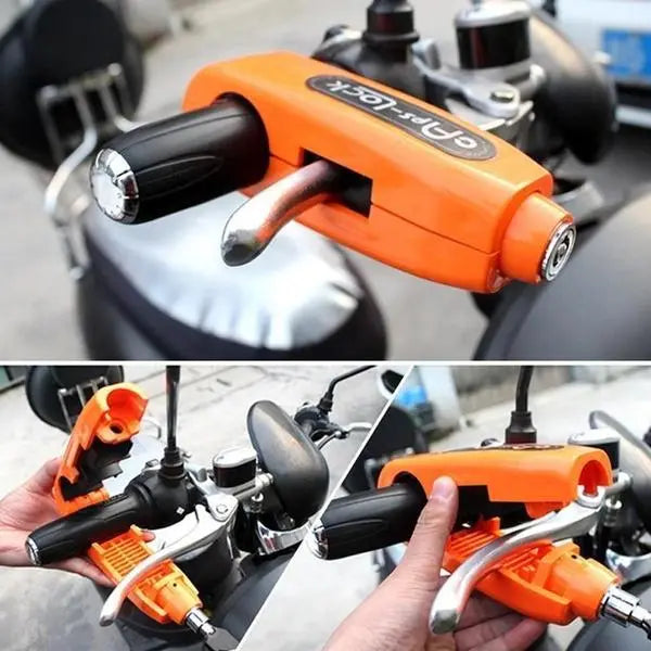 Heavy Duty Bike Brake Lock - Locking System By Holding Handle Bar With Brake Lever - Grandsell