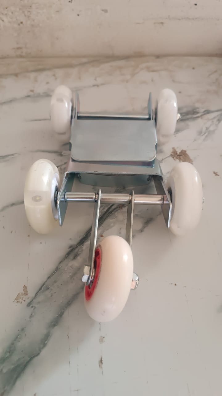 Heavy - duty Motorcycle Front Wheel Parking Roller Stand (1 Pc) - Grandsell