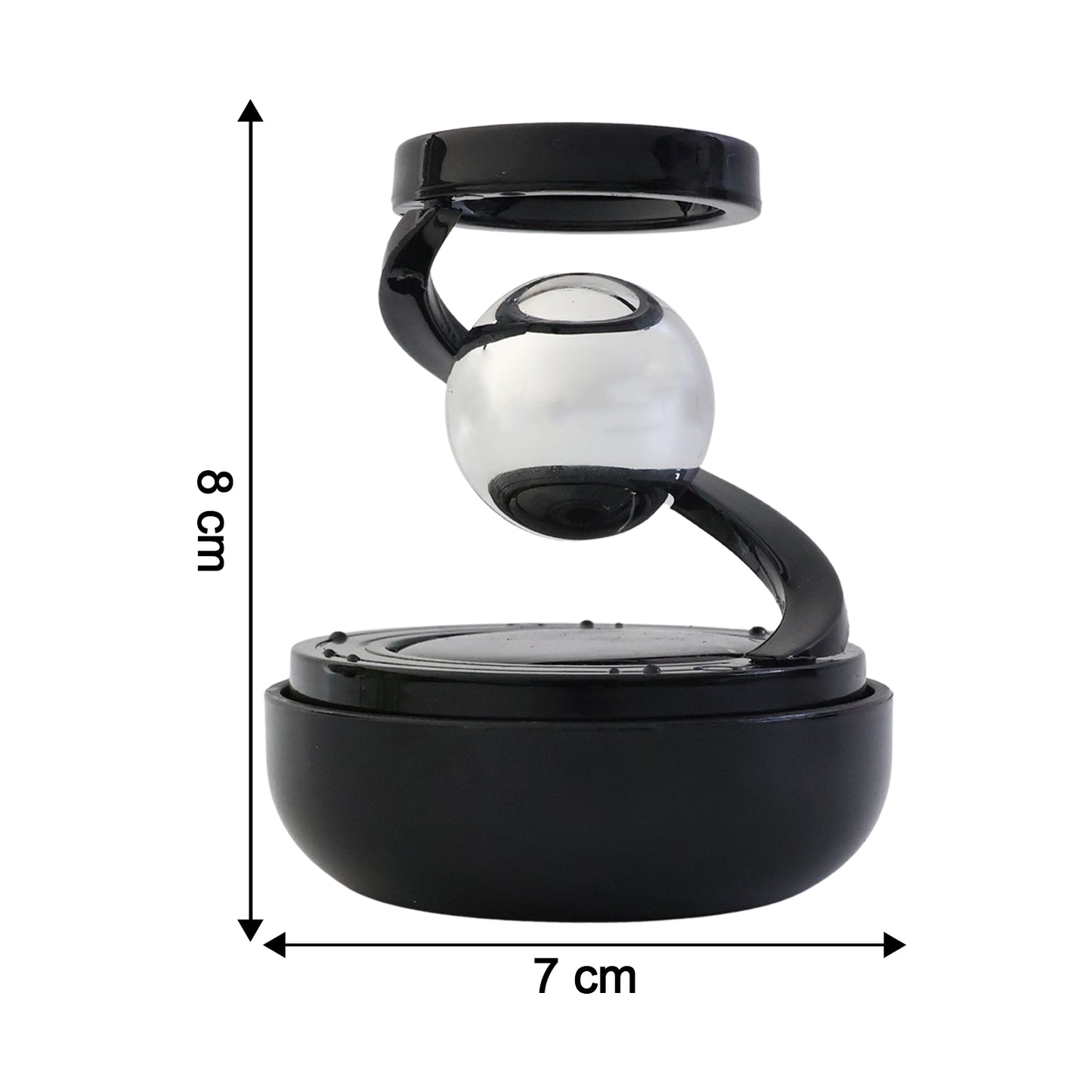 Premium Solar-powered Rotating Car Air Freshener (1 Pc)