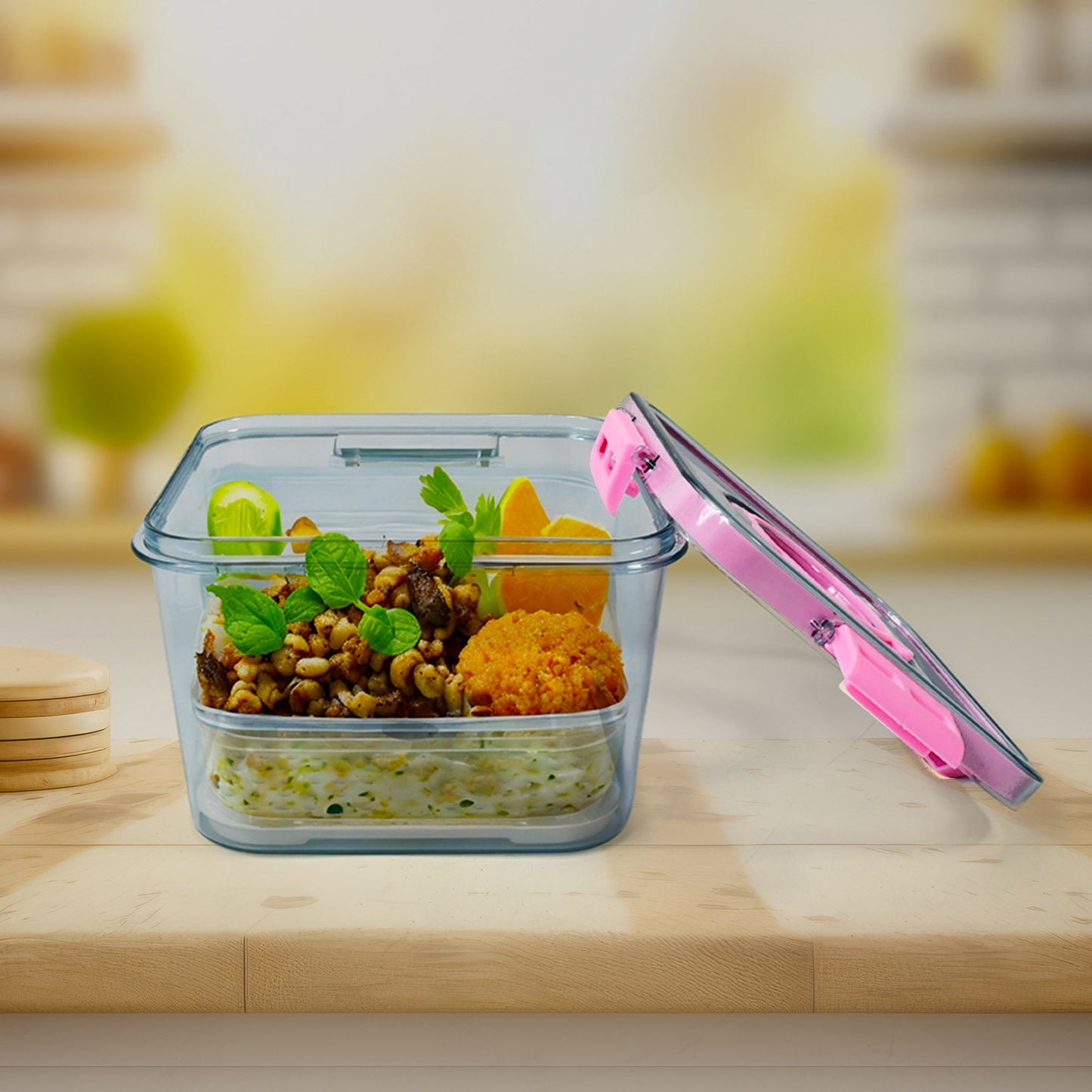 High Quality Plastic Food Storage Container Clear Washable Refrigerator Food Box - Grandsell