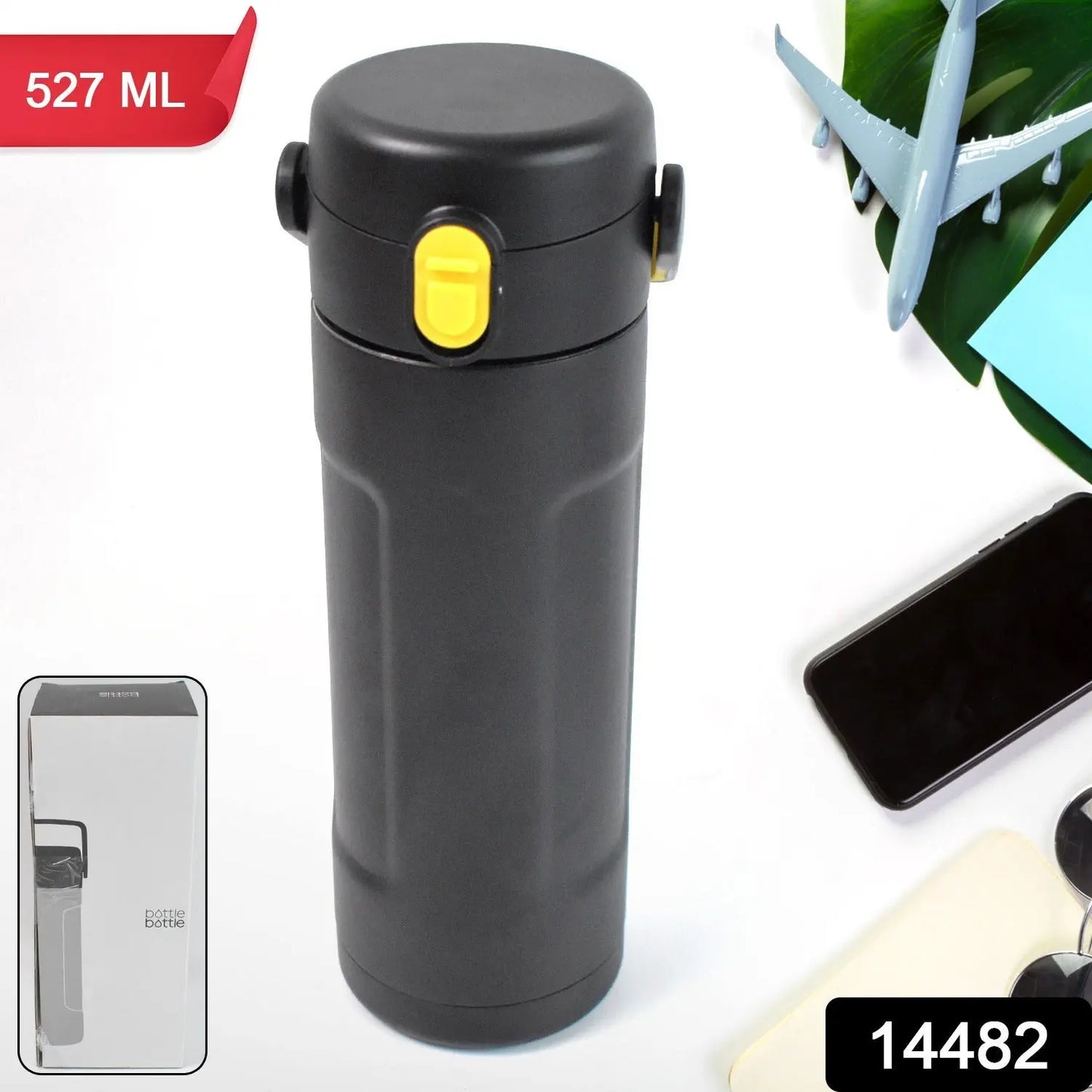 Insulated Water Bottle - Vacuum Sealed Leak Proof Bpa Free - Perfect For Hot Cold Beverages - Grandsell