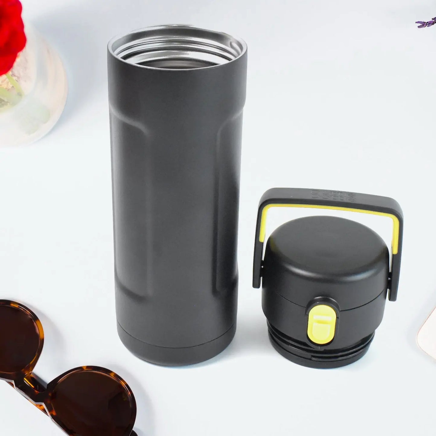 Insulated Water Bottle - Vacuum Sealed Leak Proof Bpa Free - Perfect For Hot Cold Beverages - Grandsell
