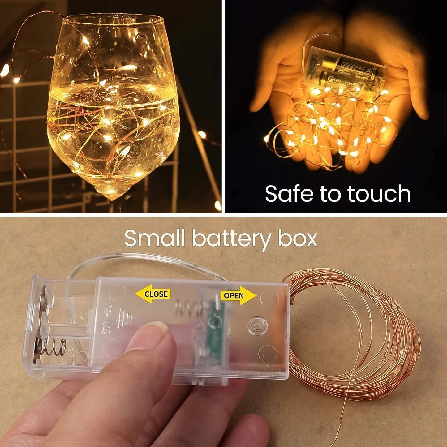 Led Flexible Wire Waterproof Lights For Party (2aa Battery Operated Battery Not Included) - Grandsell