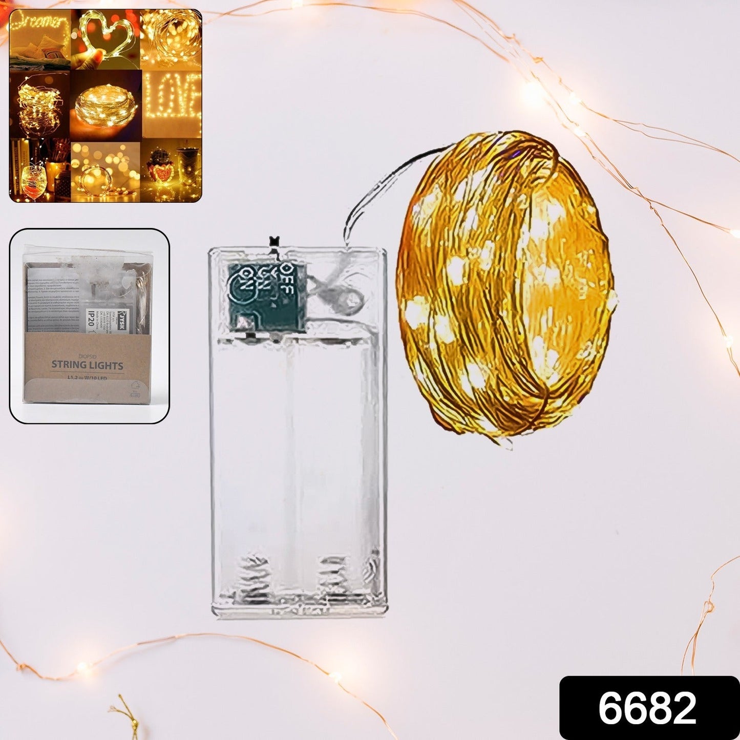 Led Flexible Wire Waterproof Lights For Party (2aa Battery Operated Battery Not Included) - Grandsell