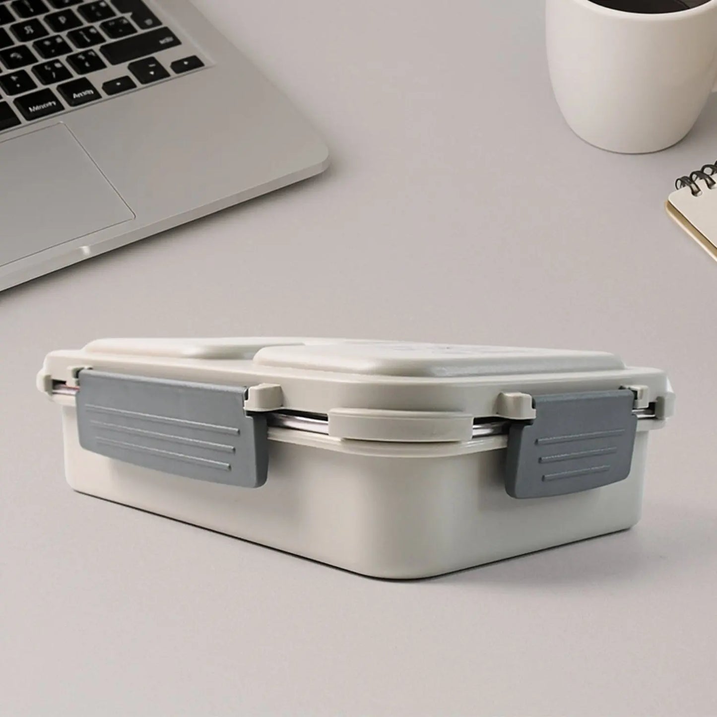 Lunch Box (200 Ml Each Container) With Attractive Stand - 4 Pcs - Grandsell