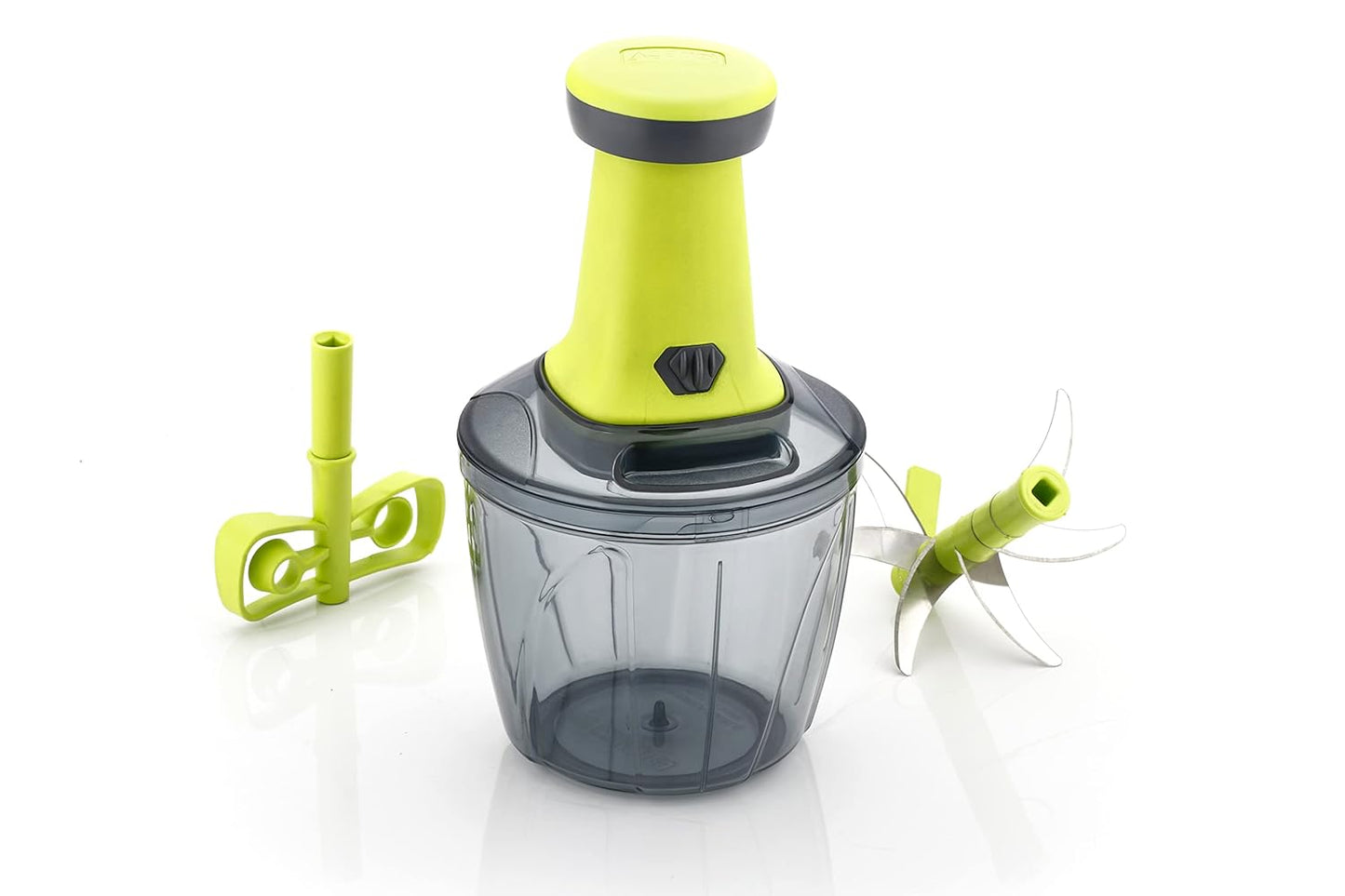 Manual Hand Press Push Chopper – Kitchen Vegetable & Fruit Cutter - Grandsell