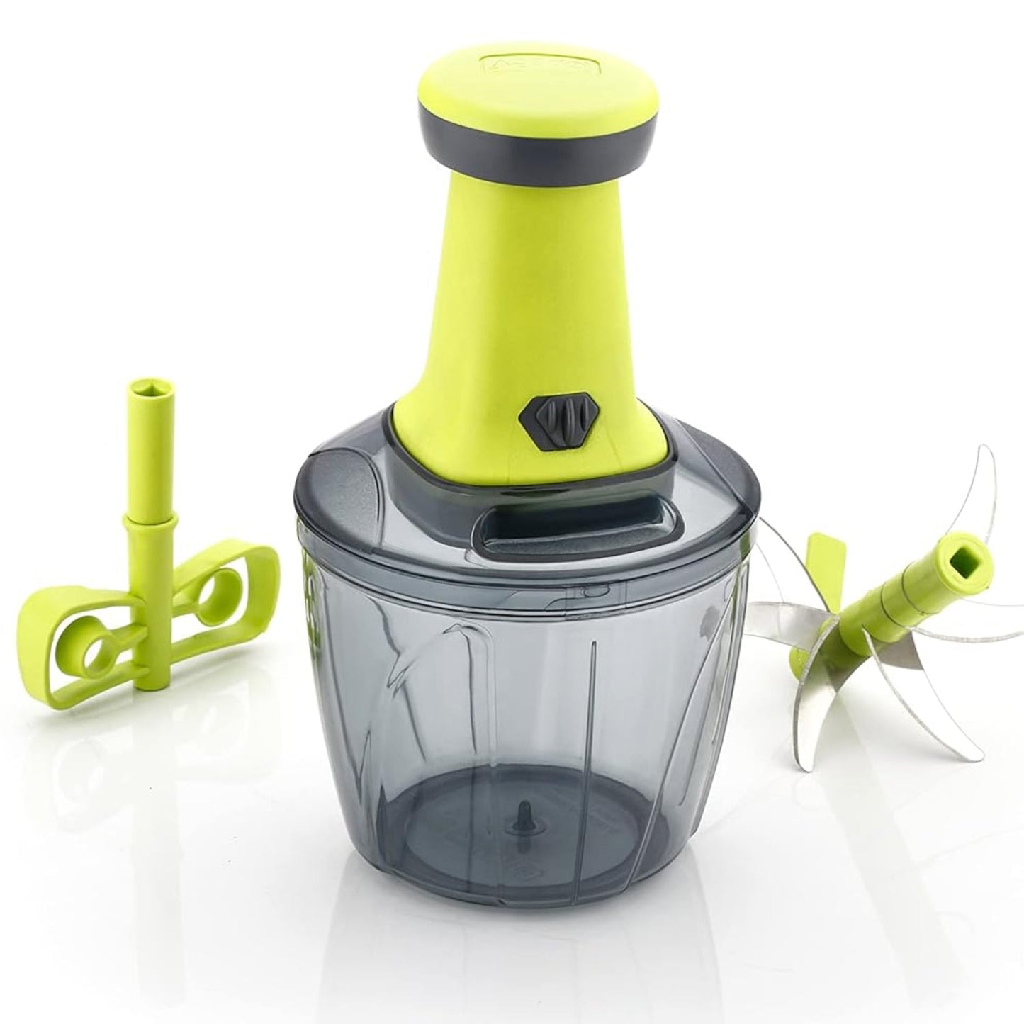 Manual Hand Press Push Chopper – Kitchen Vegetable & Fruit Cutter - Grandsell