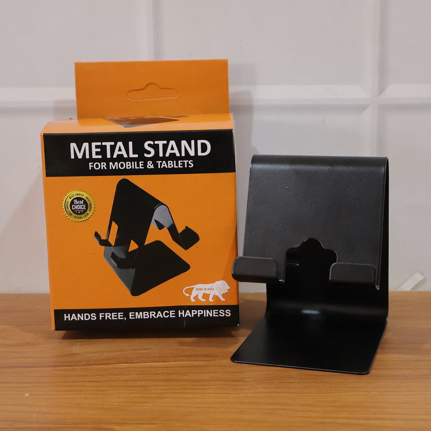 Metal Mobile Phone Tablet Stand (1 Pc Black Color) - Grandsell