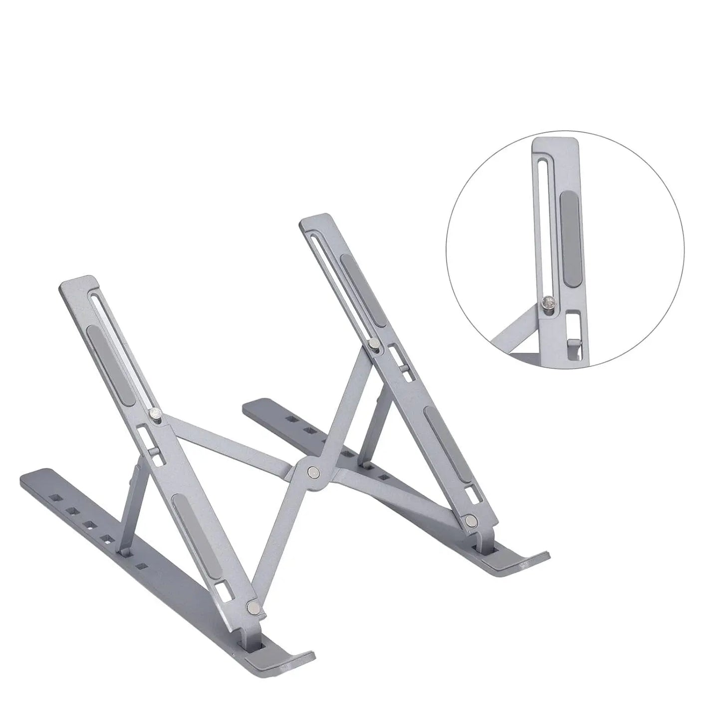 Metal Portable Laptop Stand With 7 Adjustable Angles (1 Pc) - Grandsell