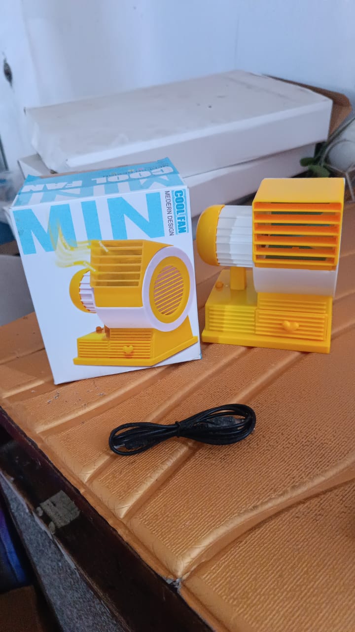 Mini Dual - blade Portable Usb Table Fan - Grandsell