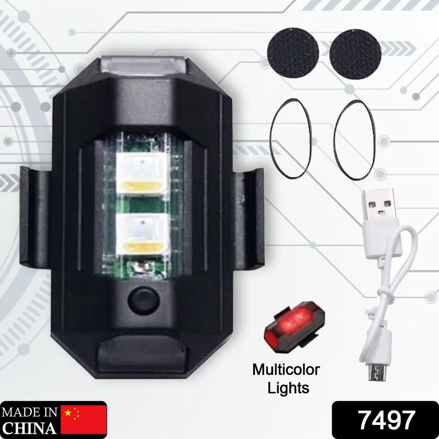 Mini Led Strobe Lights Waterproof Lights Lightweight - Grandsell
