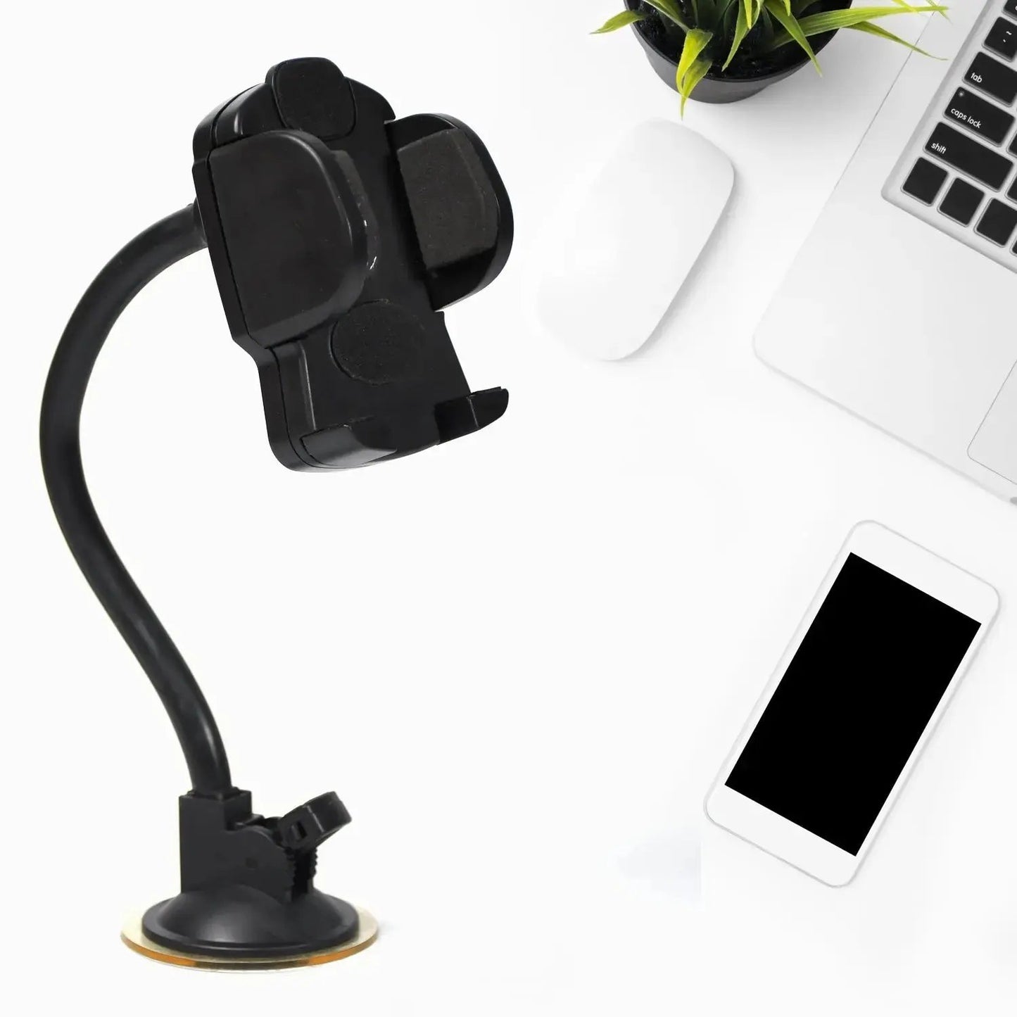 Mobile Phone Holder Long 27cm For Car Windscreen Car Long Phone Mount Dashboard Mount Long Arm Cell Phone Holder With Strong Suction Cup - Grandsell