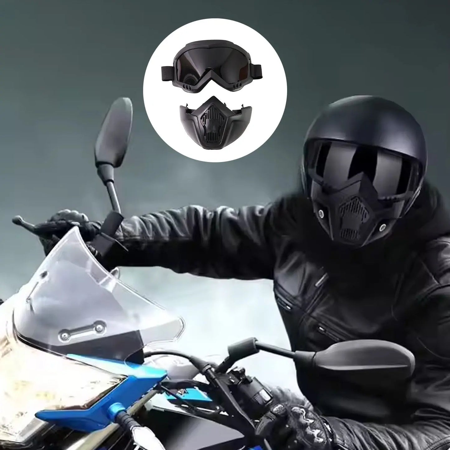Motorcycle Goggles Off - road Helmet Goggles Windproof Glasses Goggles Mask (1 Pc) - Grandsell