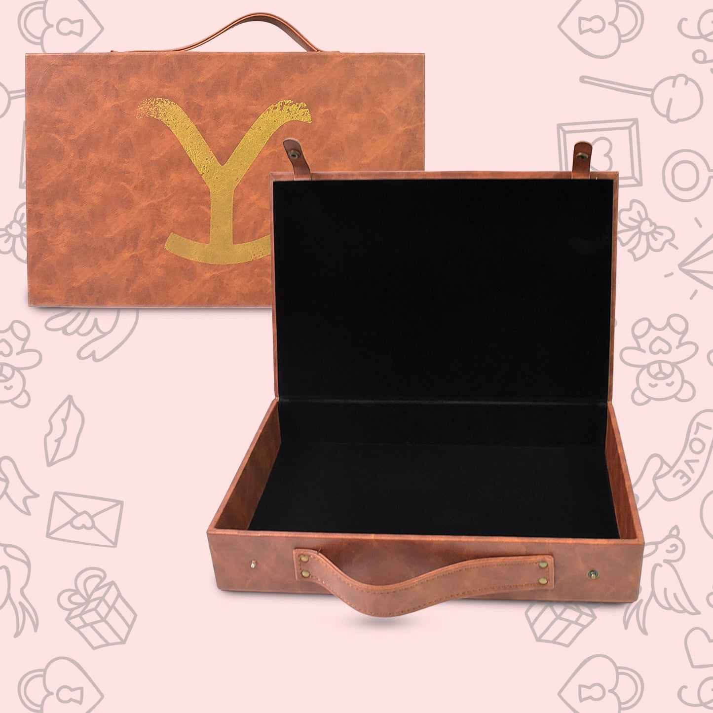 Multi Purpose Use Carrying Leather Case Briefcase (3020 Cm 1 Pc B Grade) - Grandsell